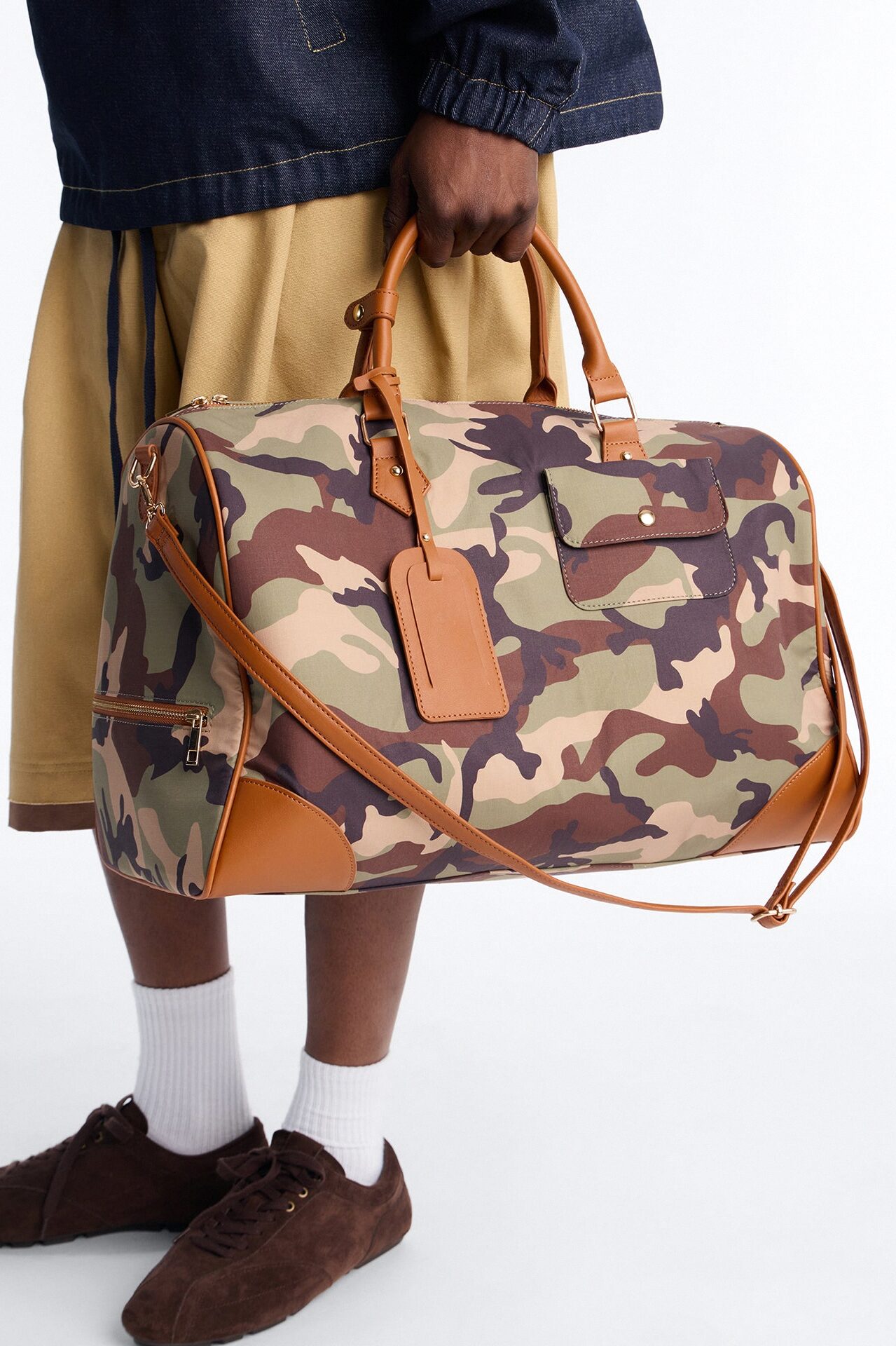 Mid Size Ripstop Weekender Duffle Bag - Camouflage