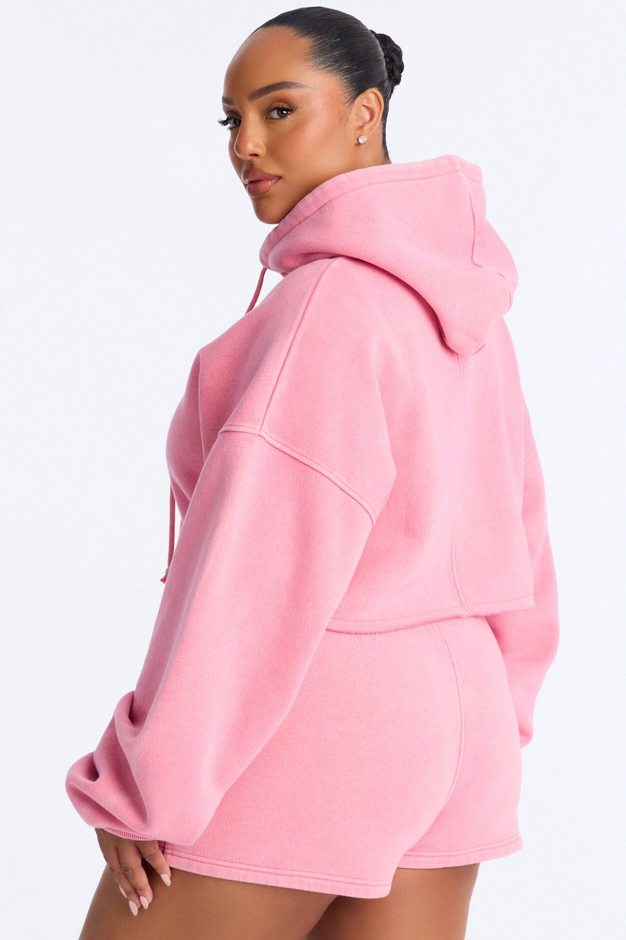 On The Go Washed Short Set - Pink
