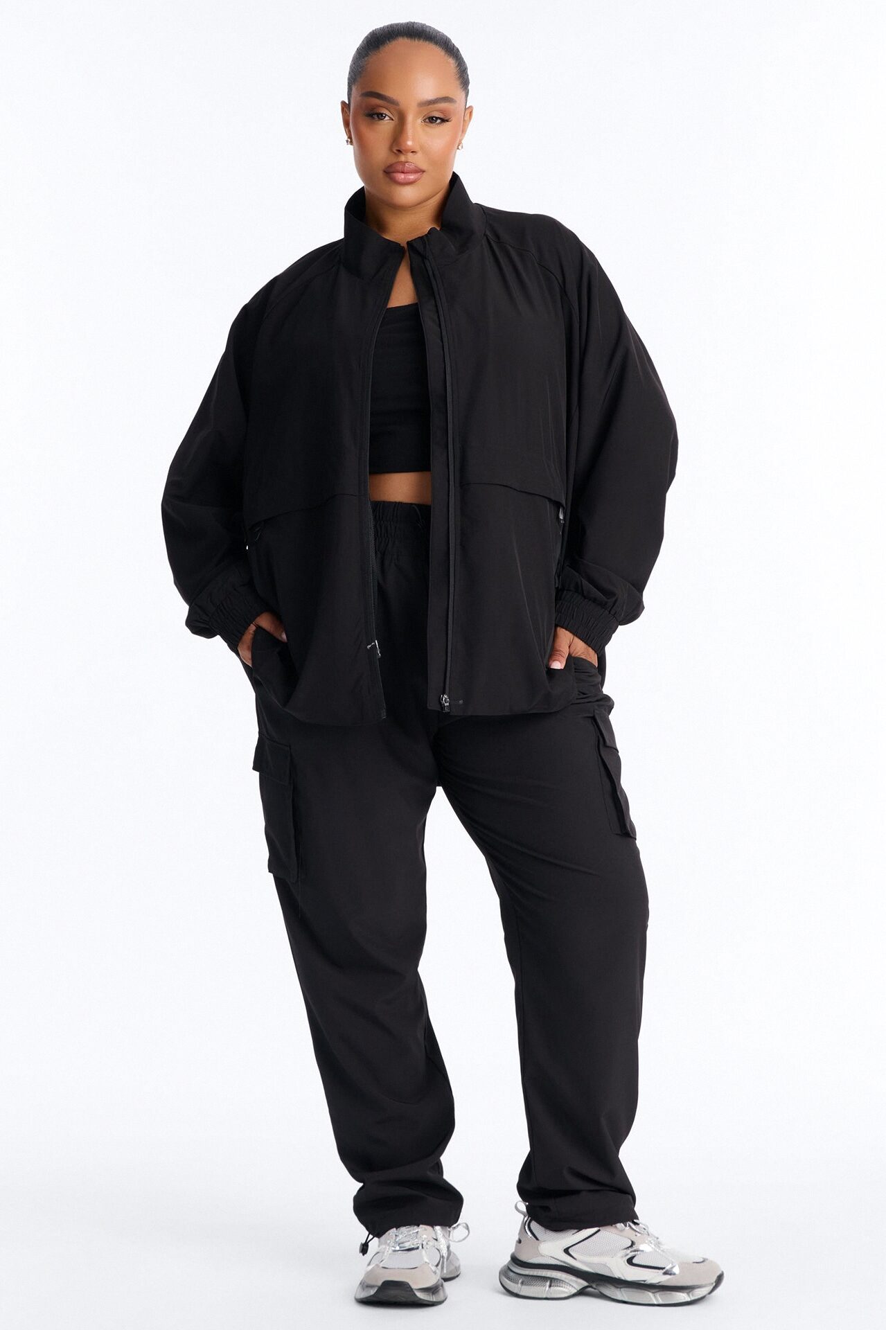 The Early Shift Scrub Jacket - Black