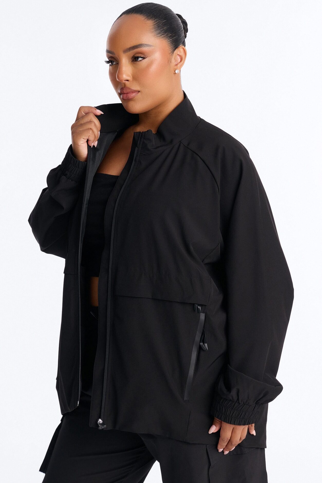 The Early Shift Scrub Jacket - Black