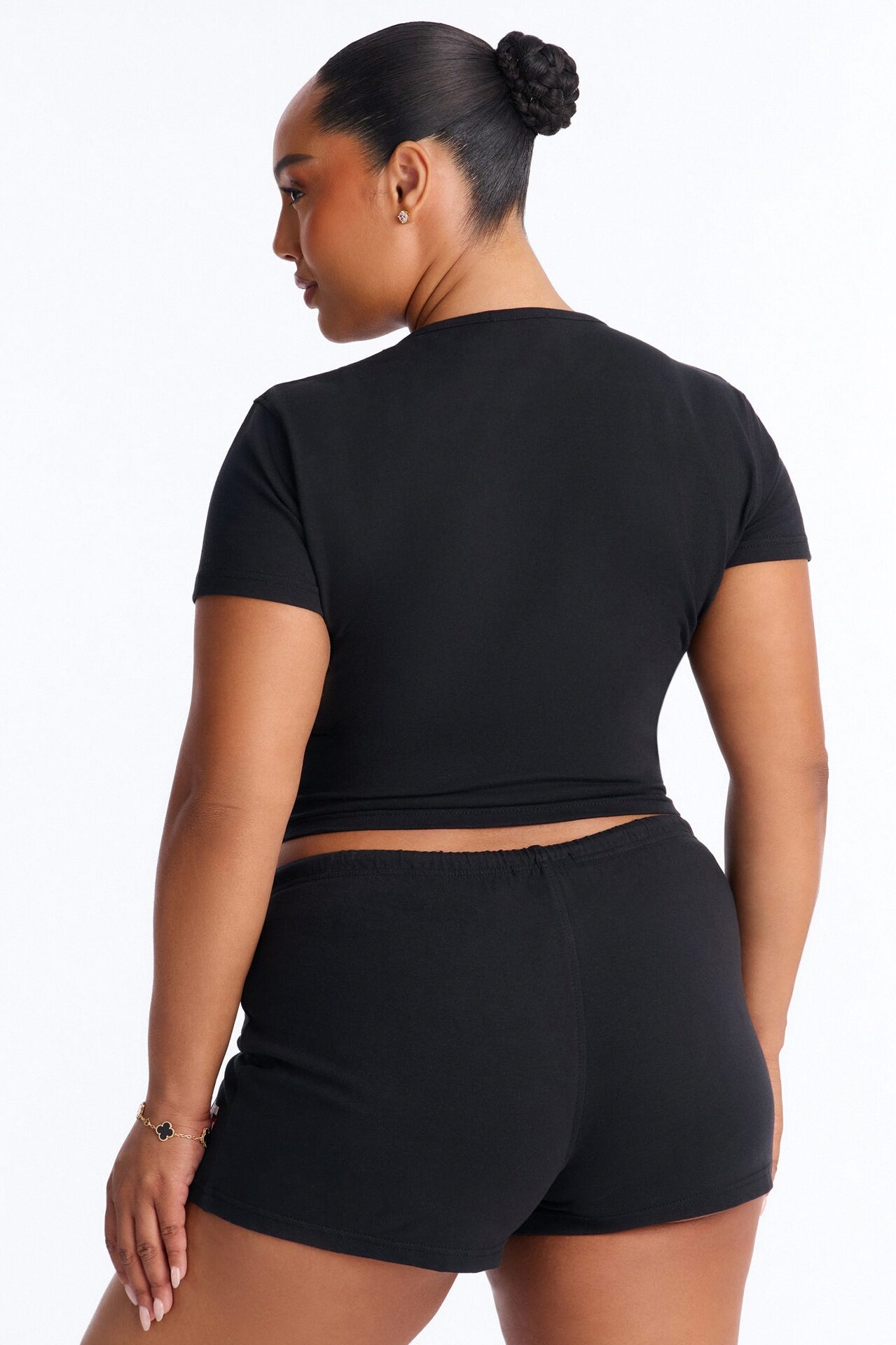 NYC Brooklyn Micro Short Set - Black