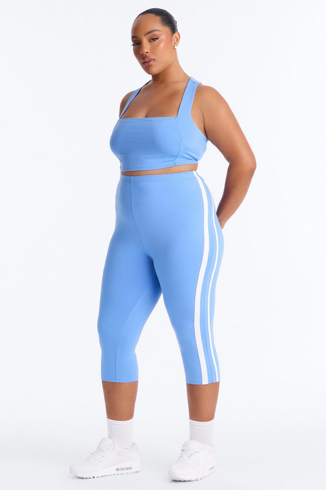Athena Capri Set - Blue/combo