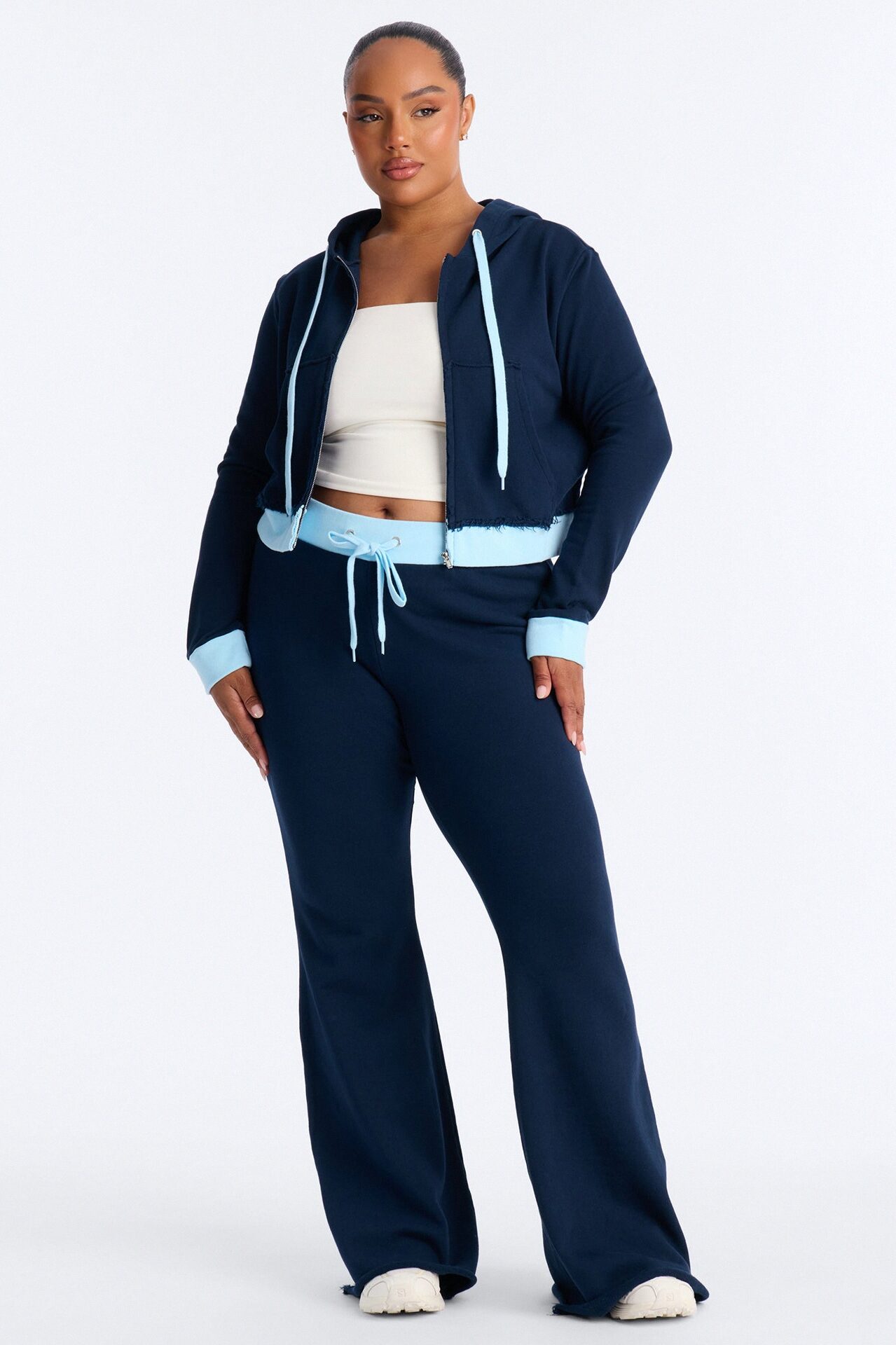 Keeping Up With Me Pant Set - Navy