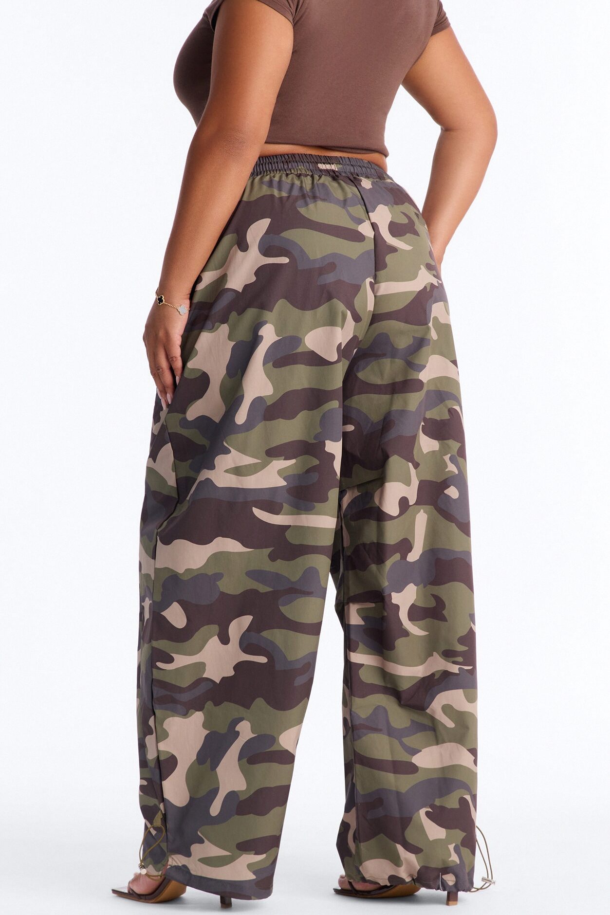 Can't See Me Camo Barrel Leg Joggers 30″ - Camouflage