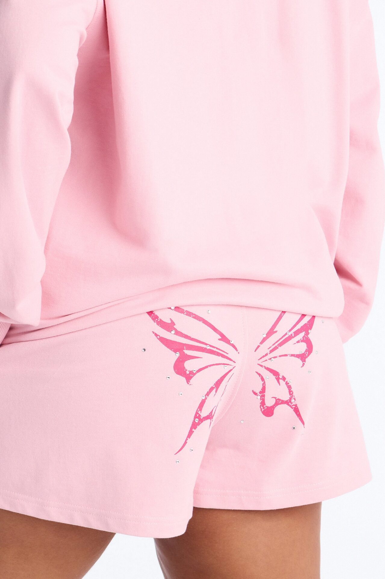 Butterfly Effect Short Set - Pink
