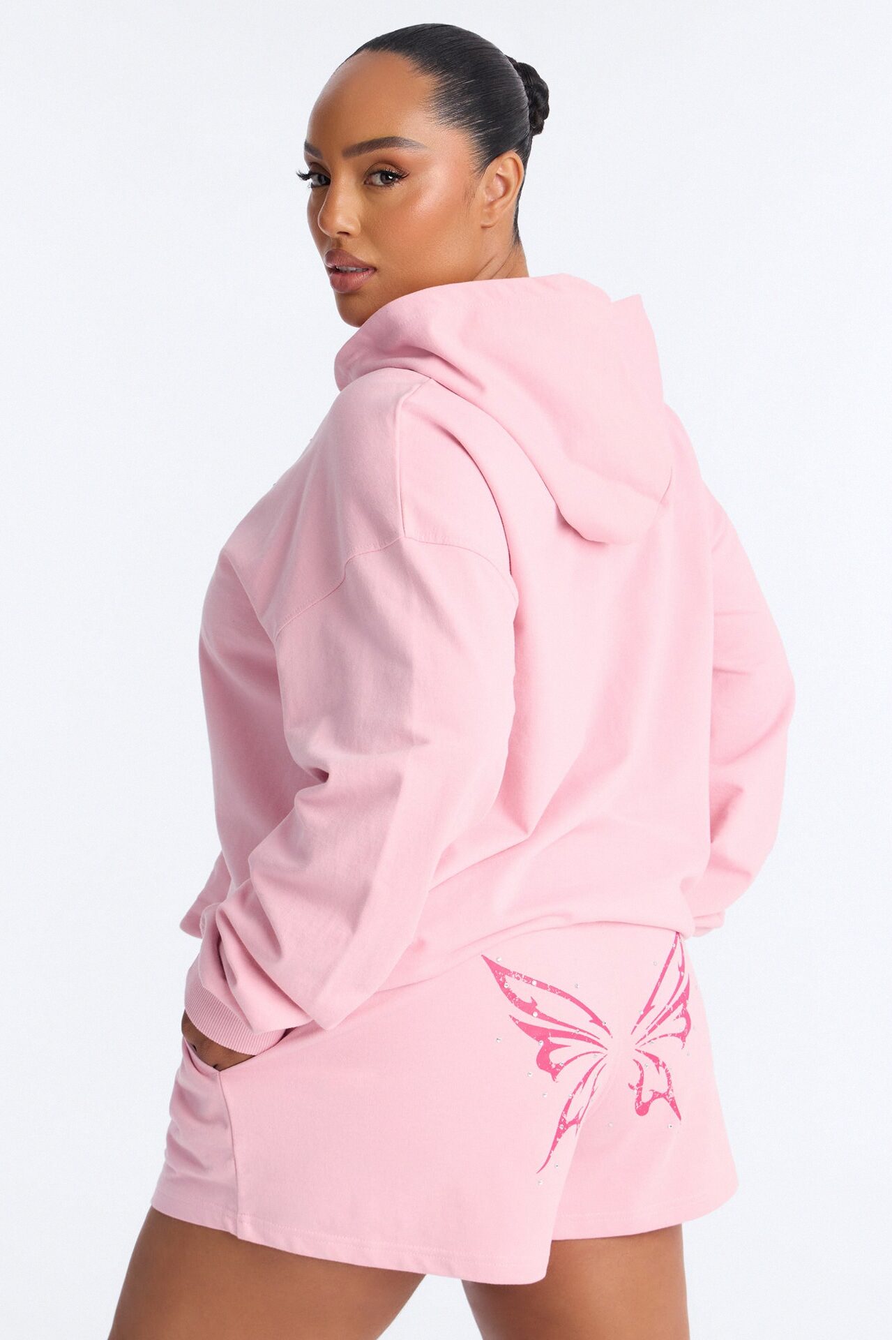 Butterfly Effect Short Set - Pink