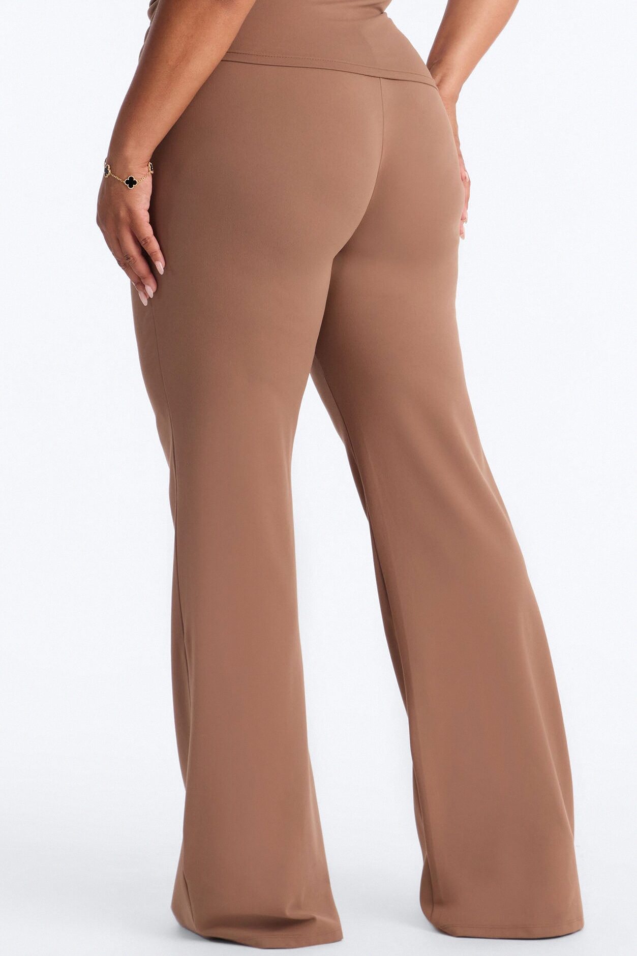Just Vibes Strapless Pant Set - Brown