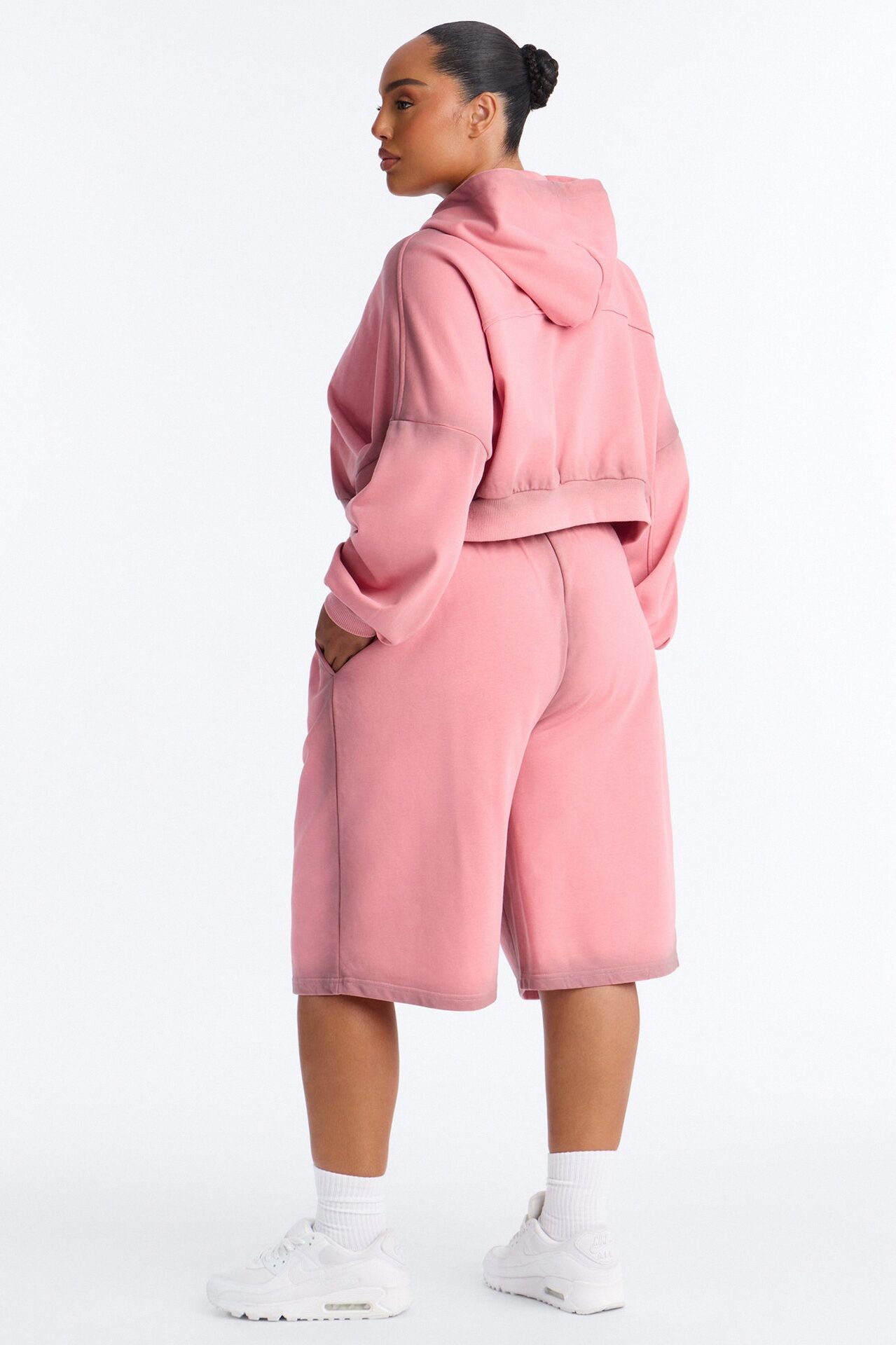 Sam French Terry 3 Piece Jort Set - Pink