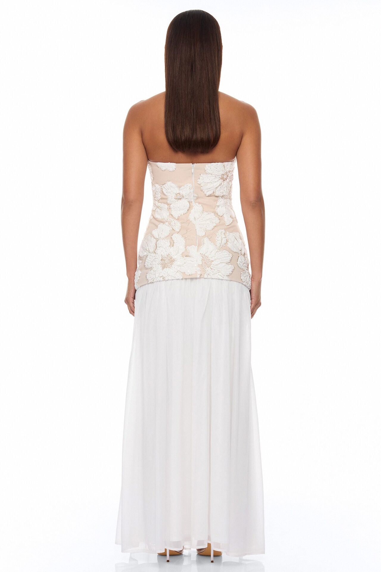 Love Letters Embroidered Maxi Dress - White