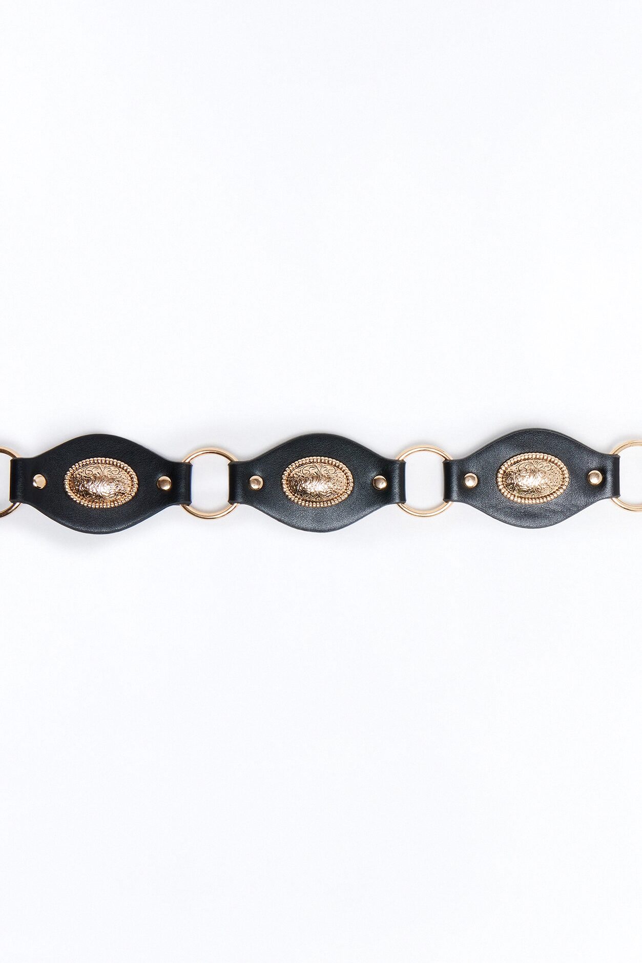 At My Waist O-Ring Chain Belt - Black