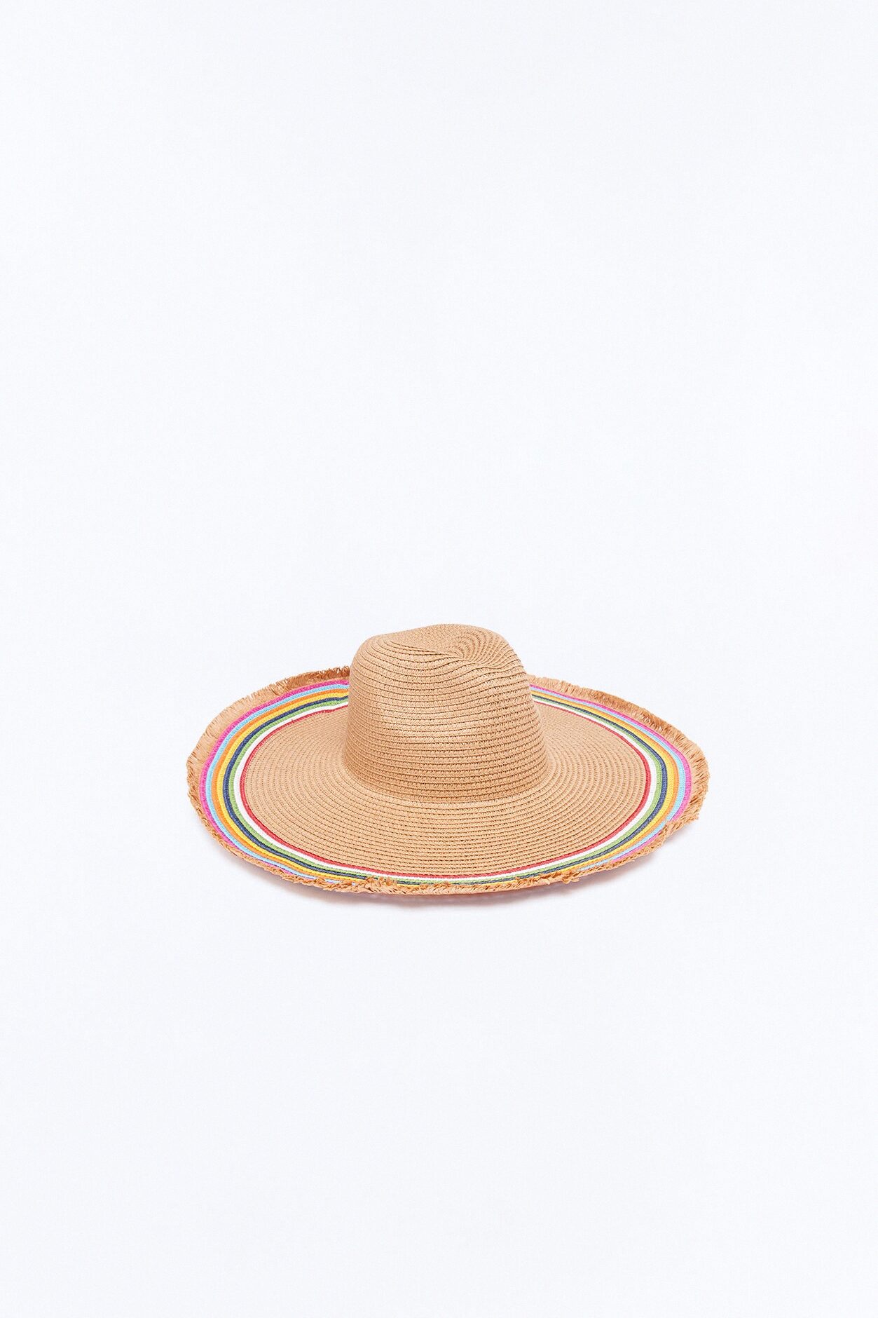 All The Rainbows Sun Hat - Natural/Combo