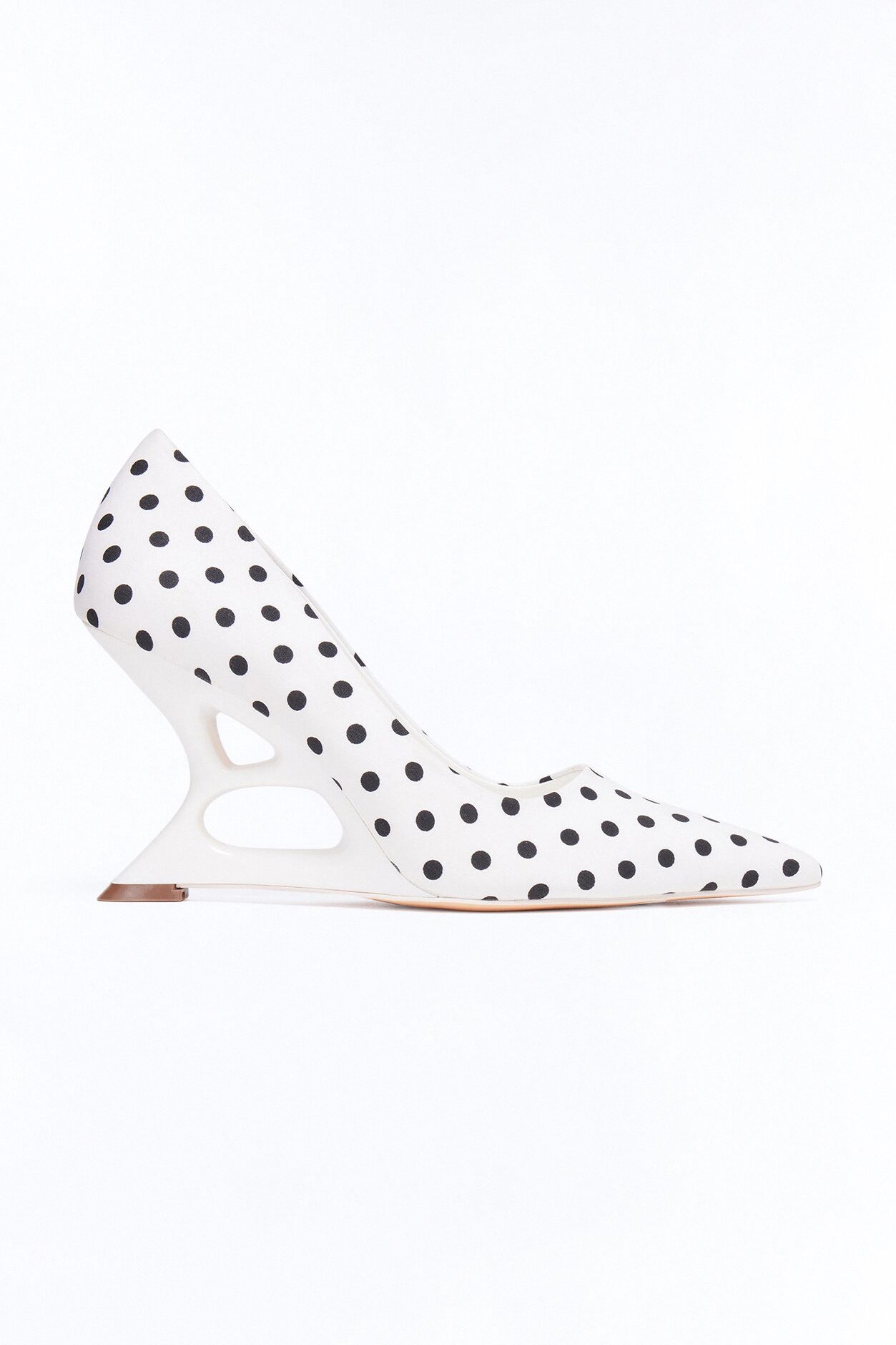 Dulce Novelty Wedge Pumps - White/combo