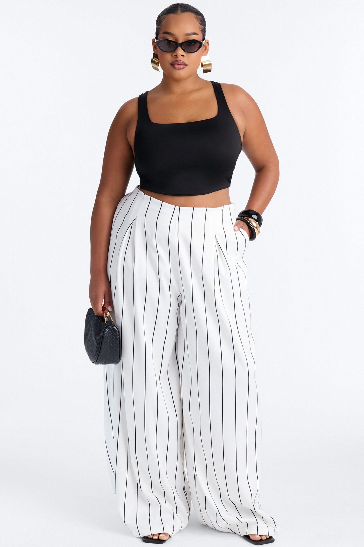 High Standards Pinstripe Trouser Pant 34″ - Ivory