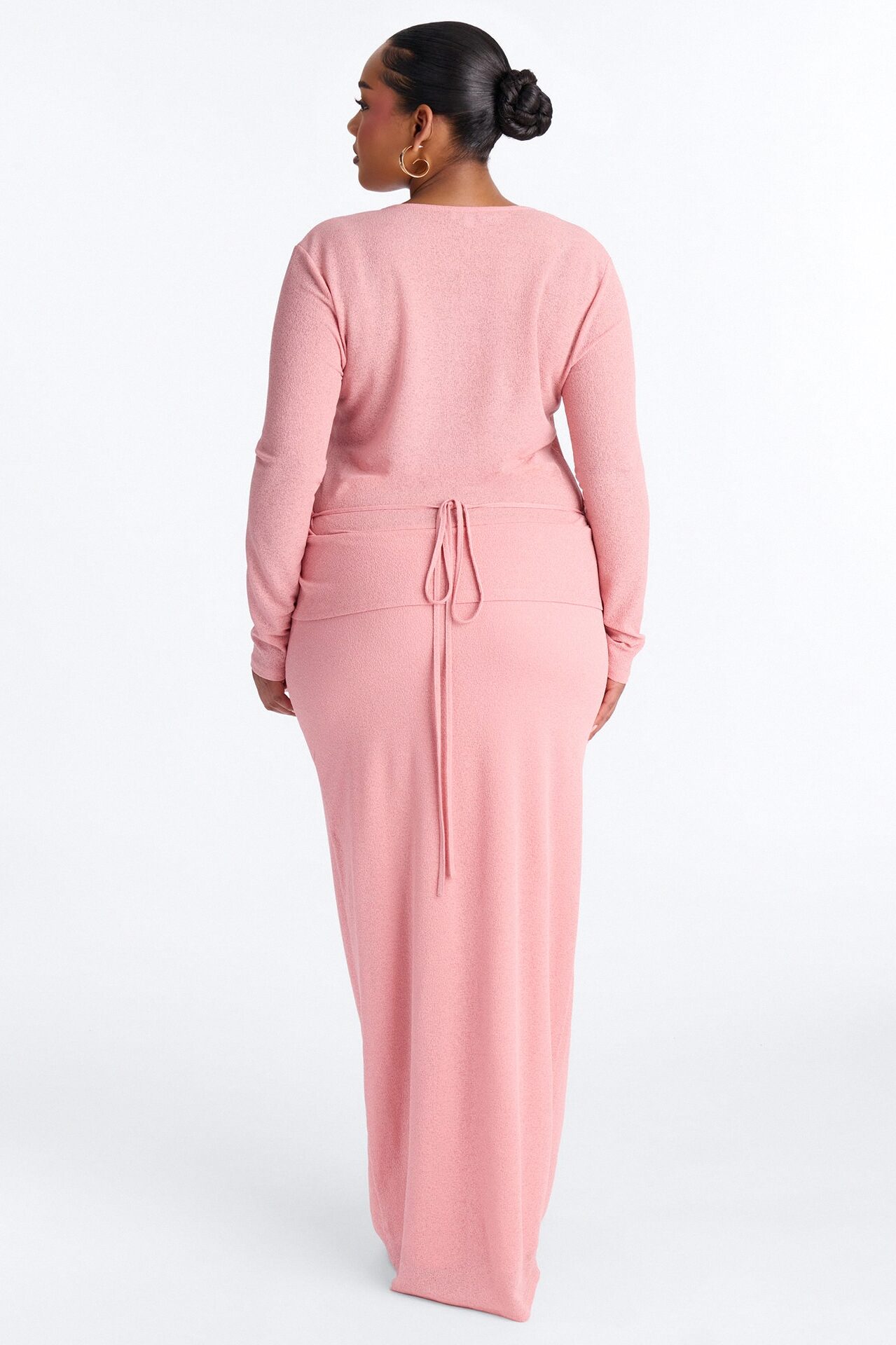 Sasha Button Up Maxi Dress - Pink