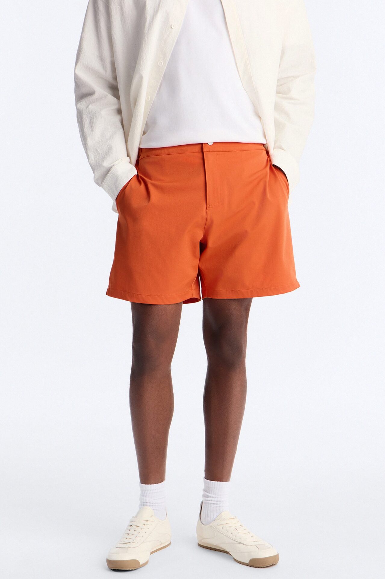 Elevated Stretch Trouser Swim Trunk 6″ - Orange