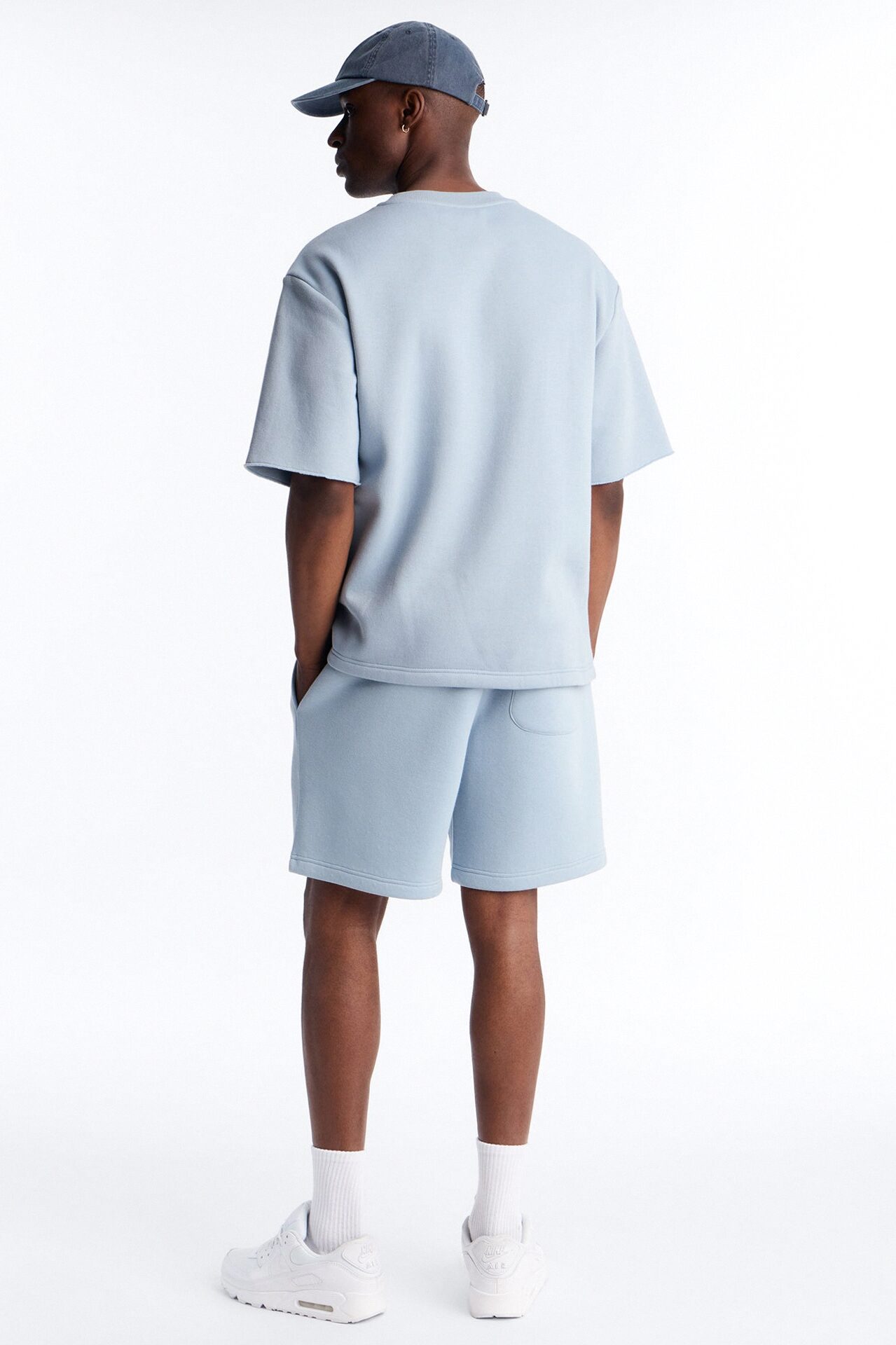 Tyson Sweatshort - Slate Blue