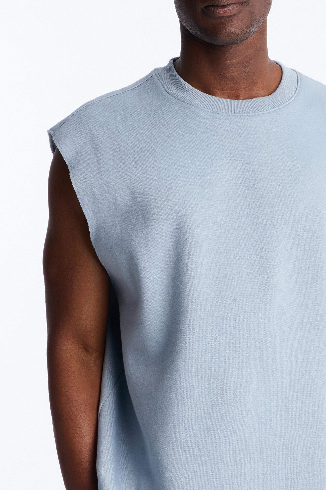 Tyson Relaxed Muscle Tee - Slate Blue