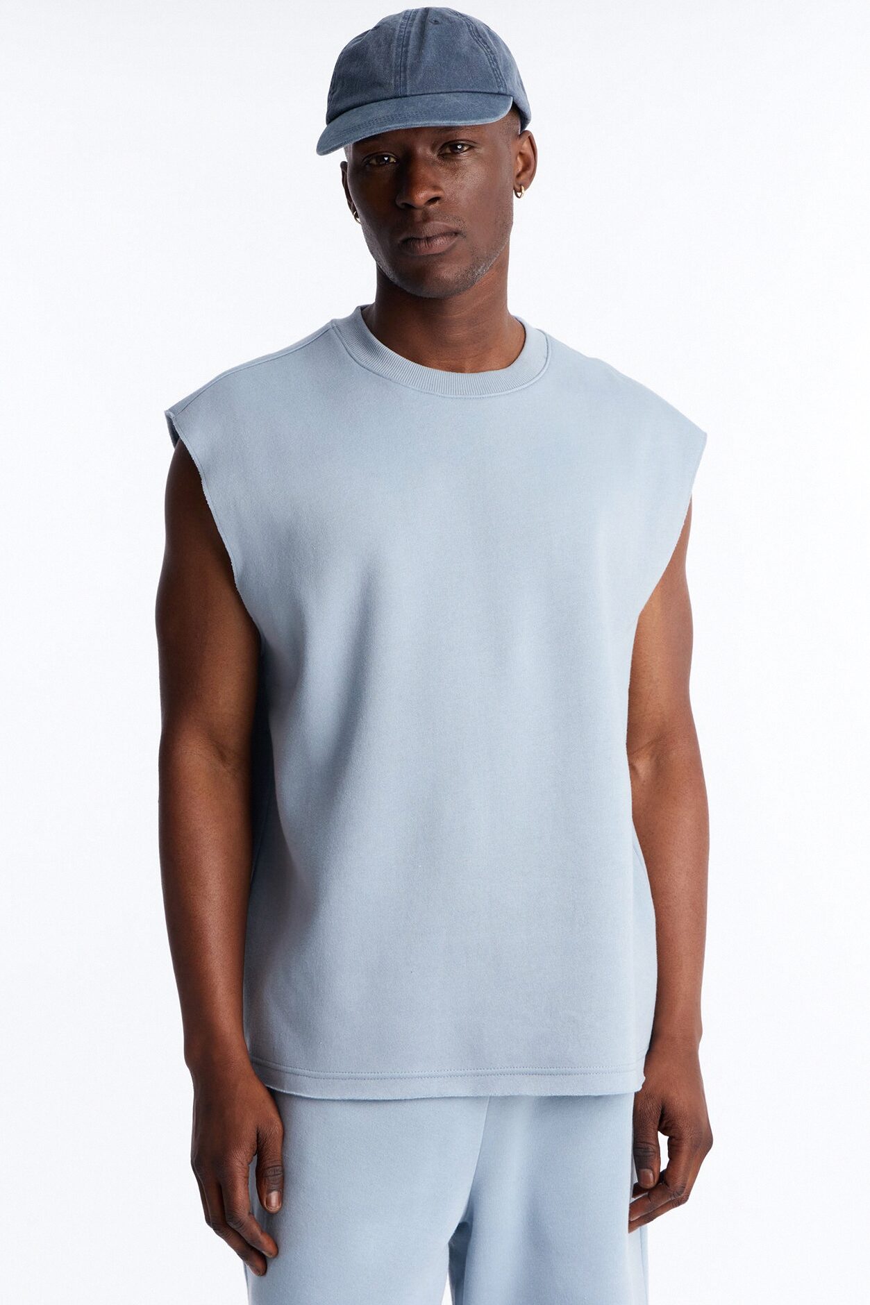 Tyson Relaxed Muscle Tee - Slate Blue