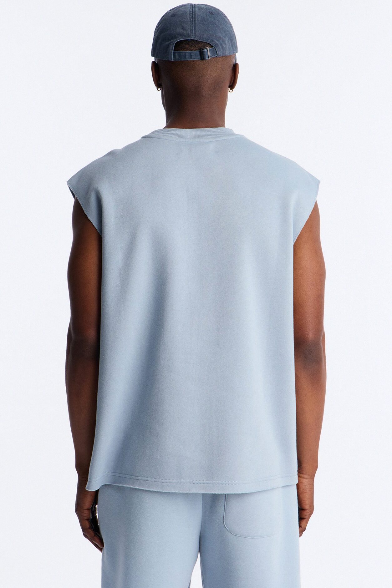 Tyson Relaxed Muscle Tee - Slate Blue