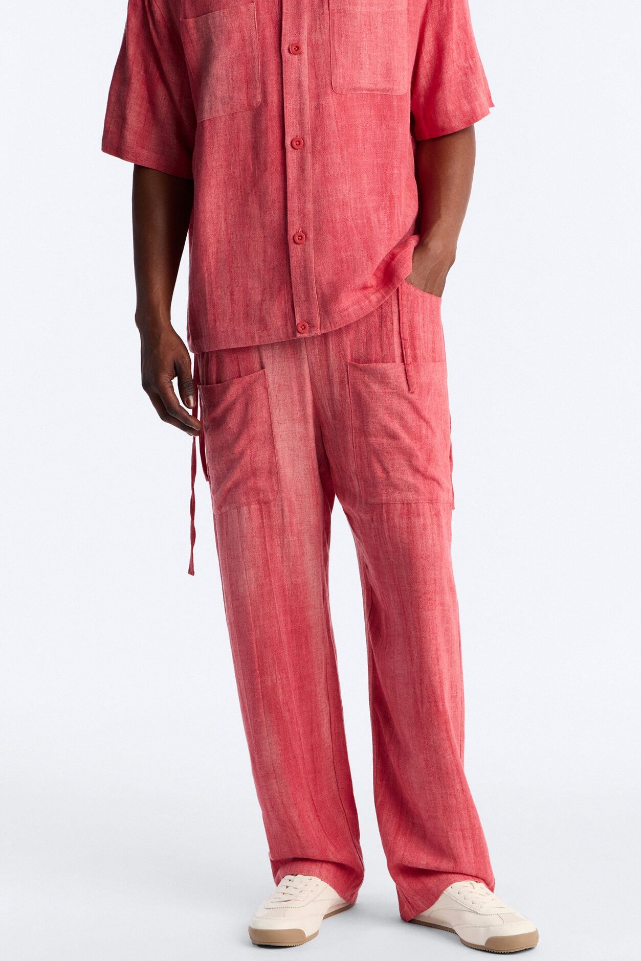 Baggy Desert Oasis Pant - Red