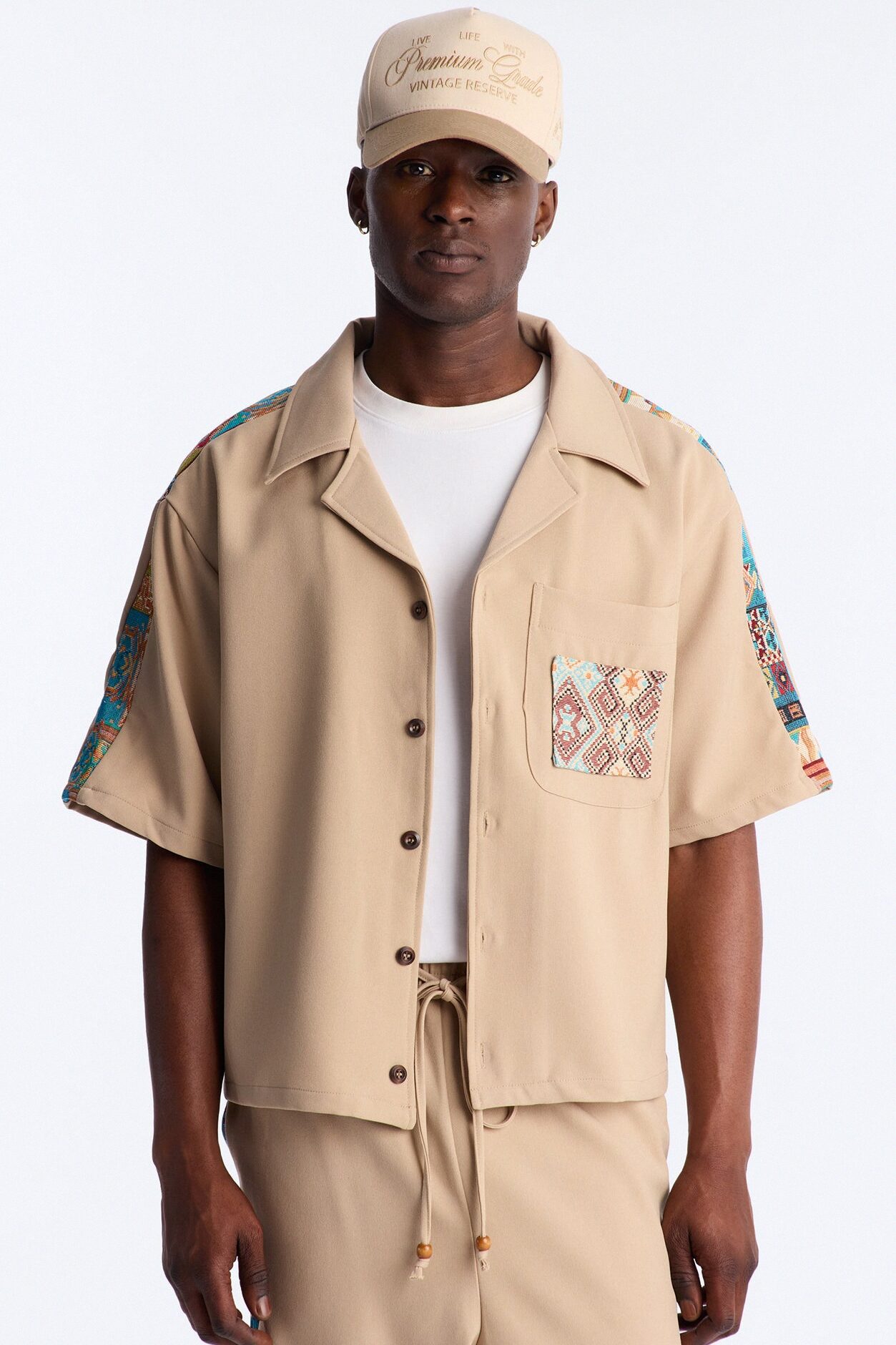 Suburban Rebel Button Up Shirt - Multi Color