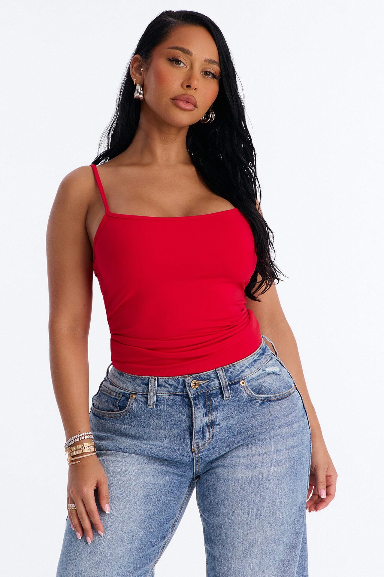 Carly Cami Top - Red