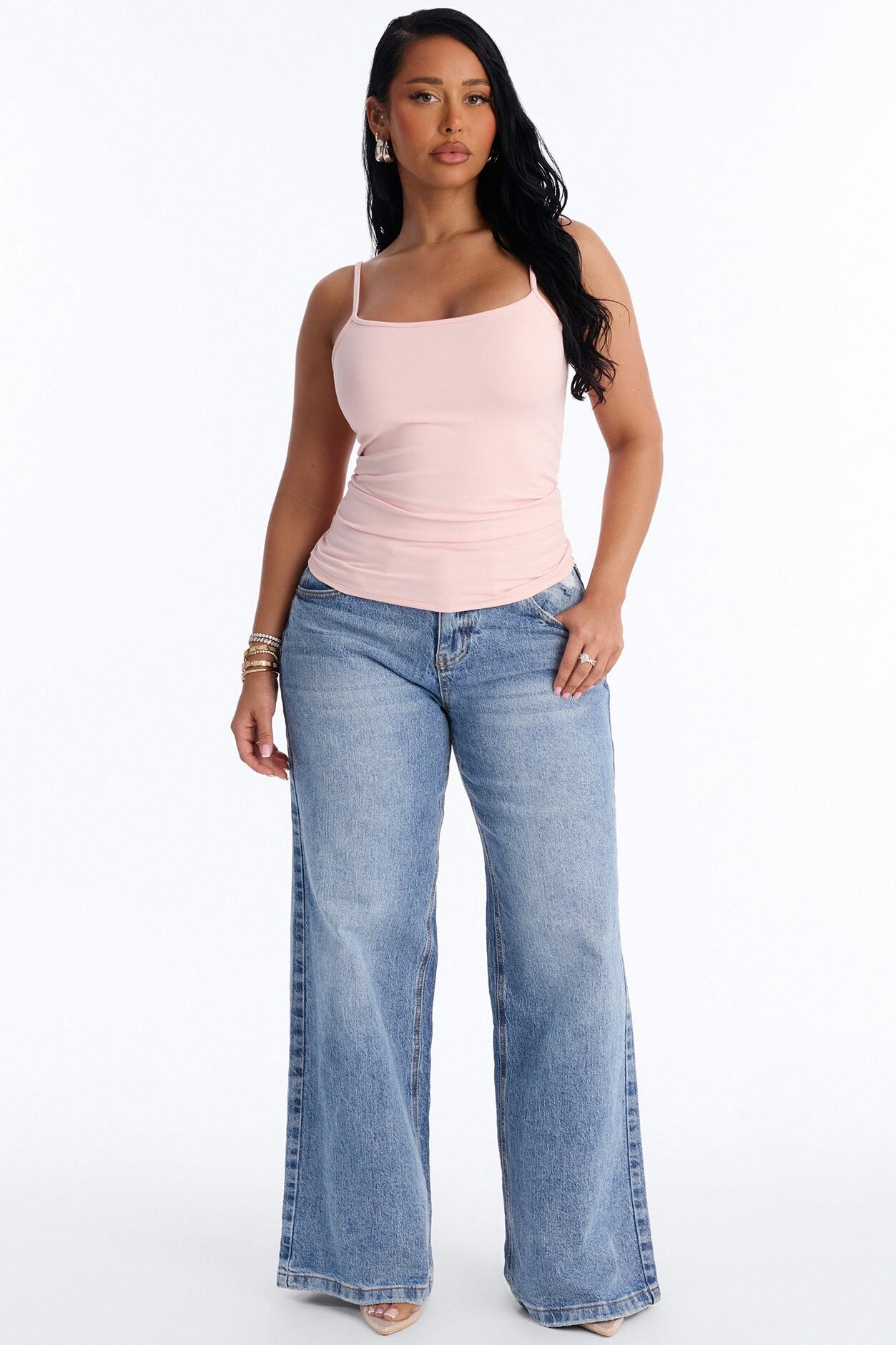 Carly Cami Top - Peach