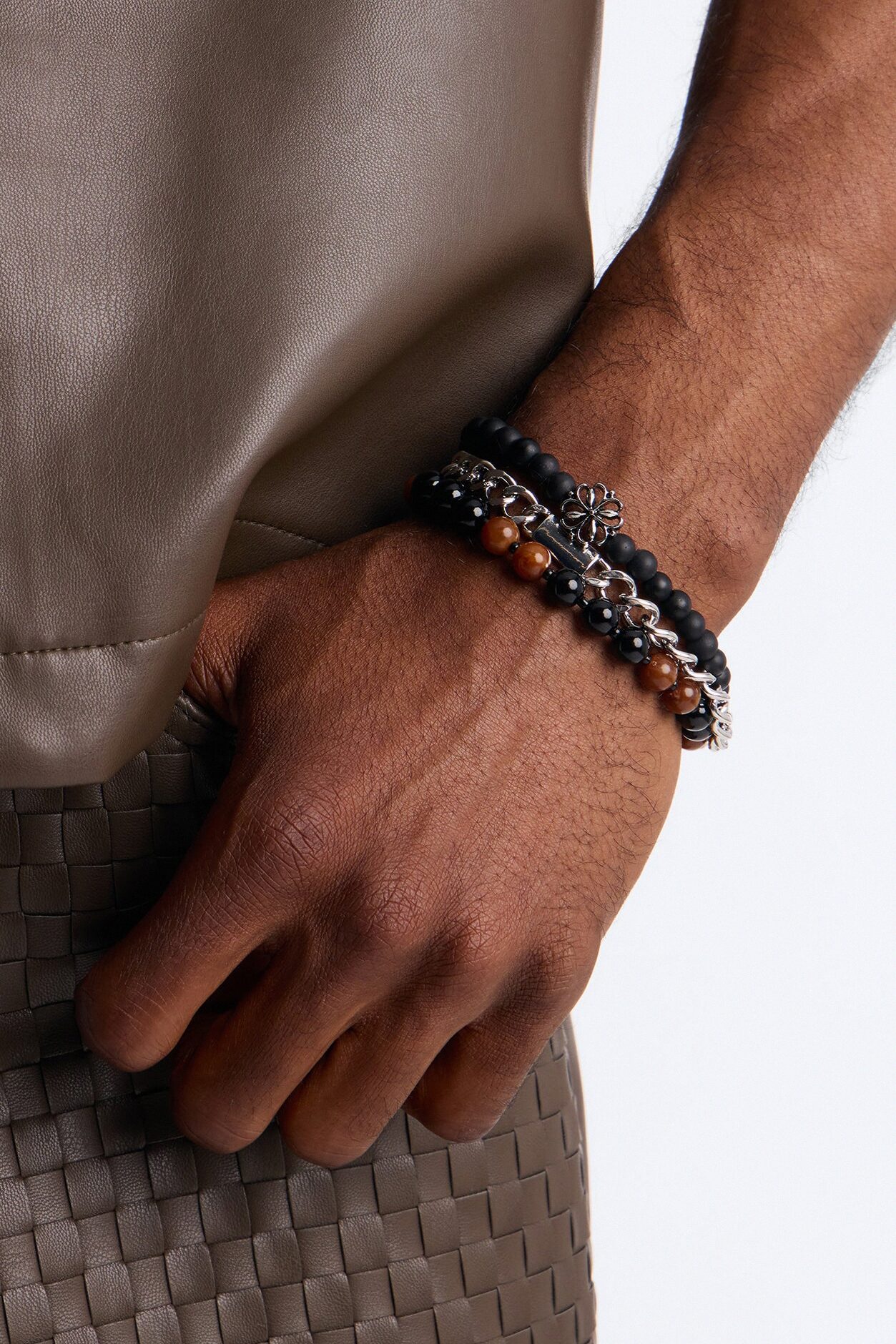 Faith In Beads Bracelet Set - Silver
