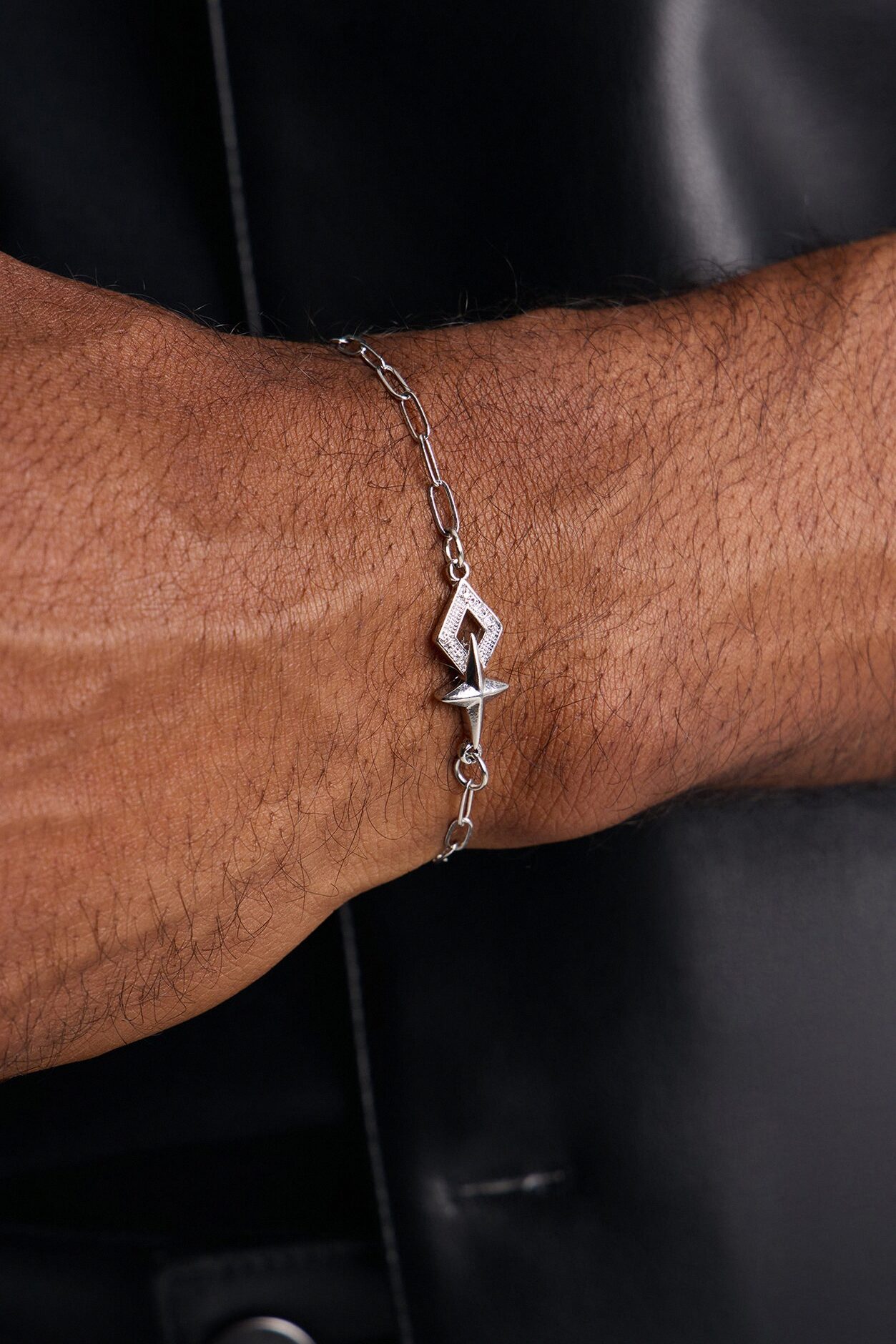 Astrastar Chain Link Bracelet - Silver