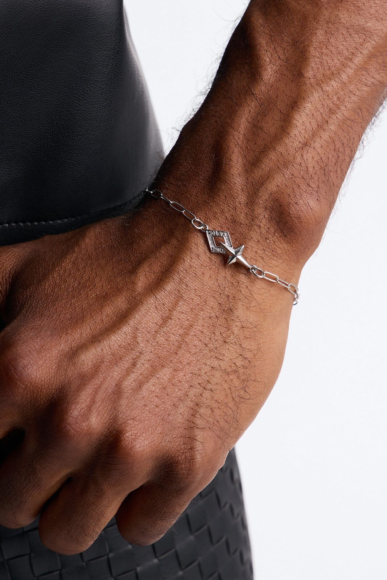 Astrastar Chain Link Bracelet - Silver