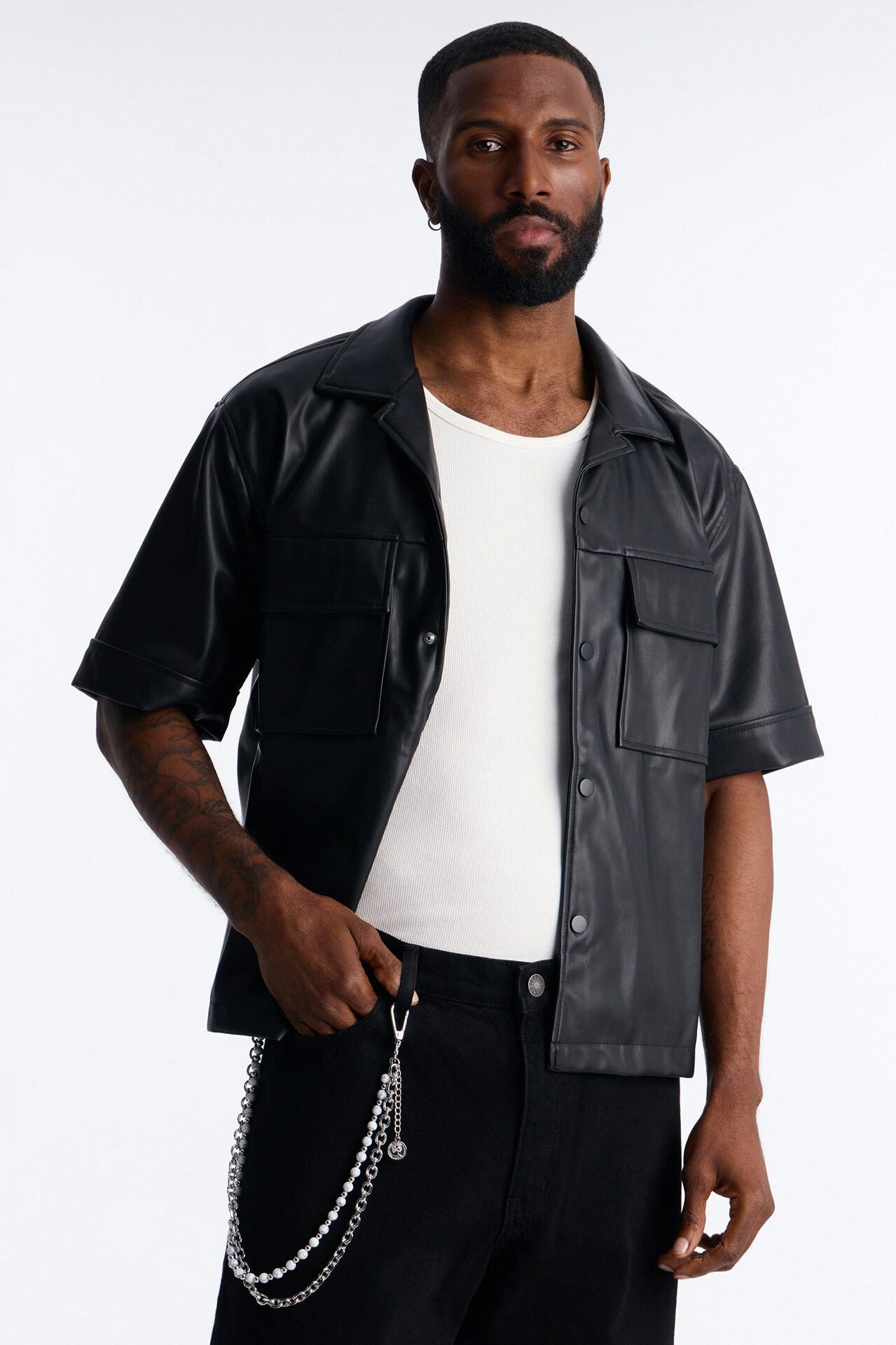 Monarch Relic Layered Pant Chain - Silver