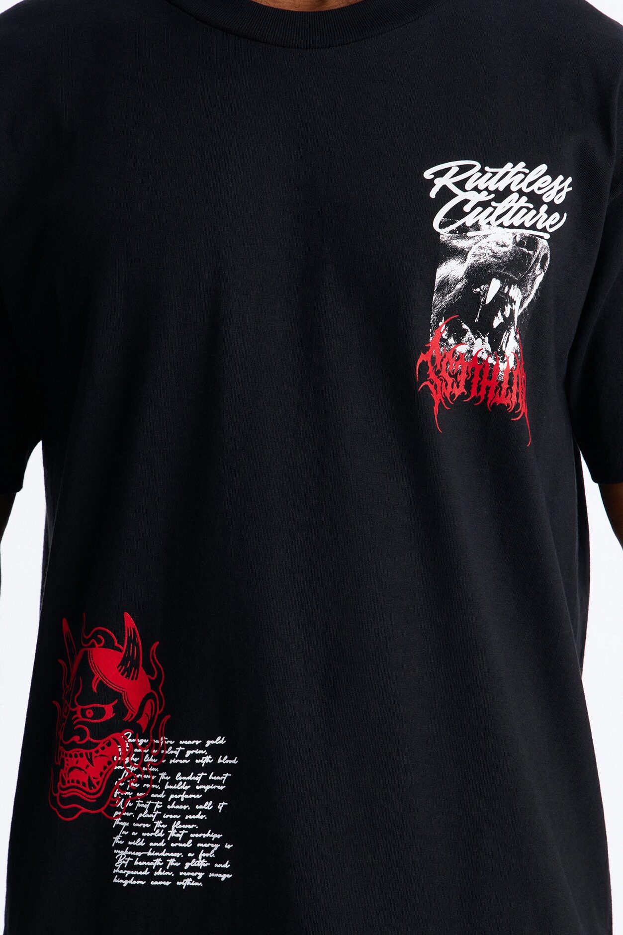 Ruthless Culture Forever Boxy Short Sleeve Tee - Black