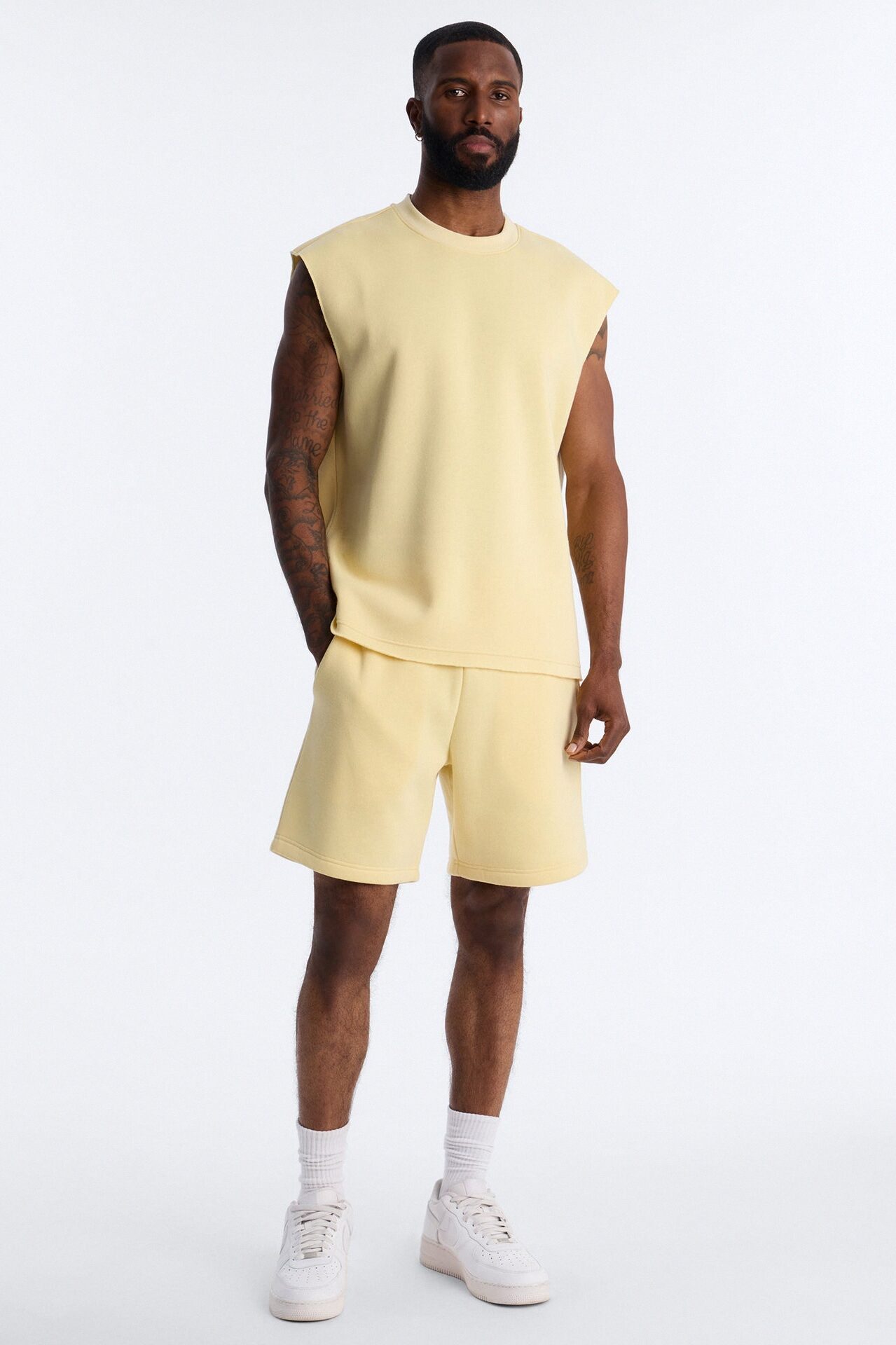 Tyson Relaxed Muscle Tee - Butter Yellow