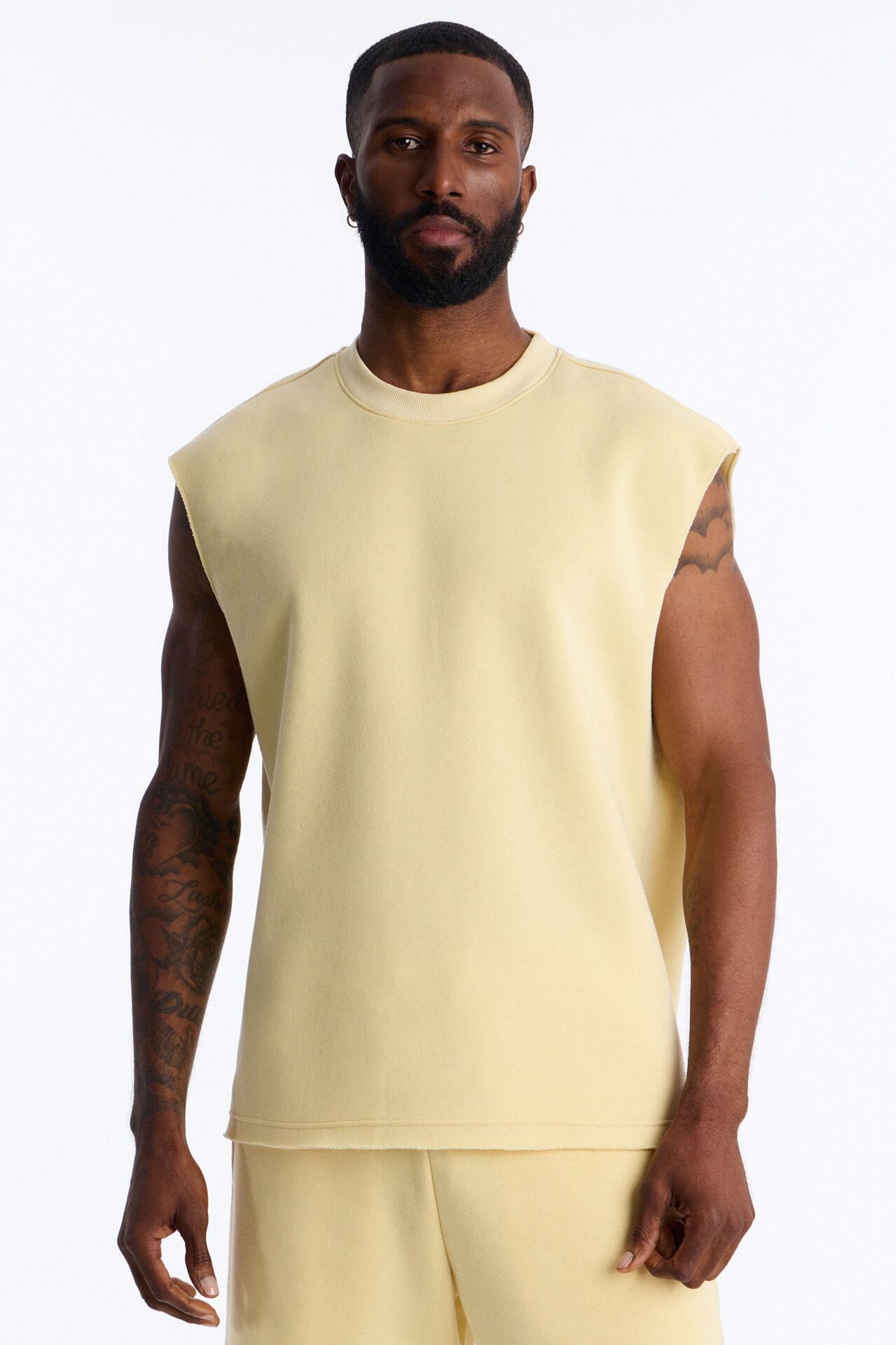 Tyson Relaxed Muscle Tee - Butter Yellow