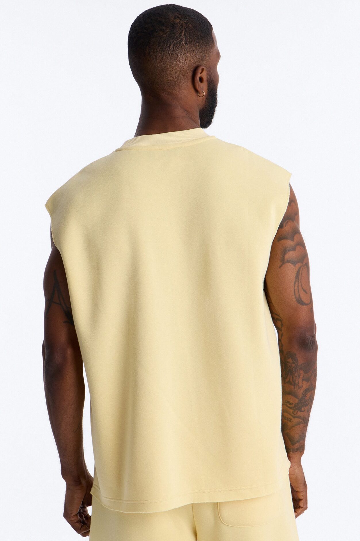 Tyson Relaxed Muscle Tee - Butter Yellow