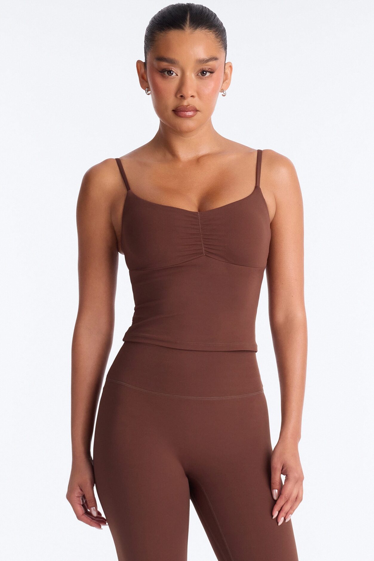Natasha Active Legging Set - Chocolate