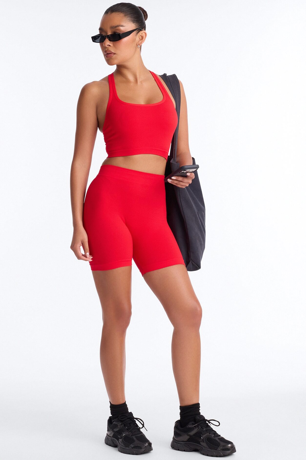 Avery Seamless Short Set - Red