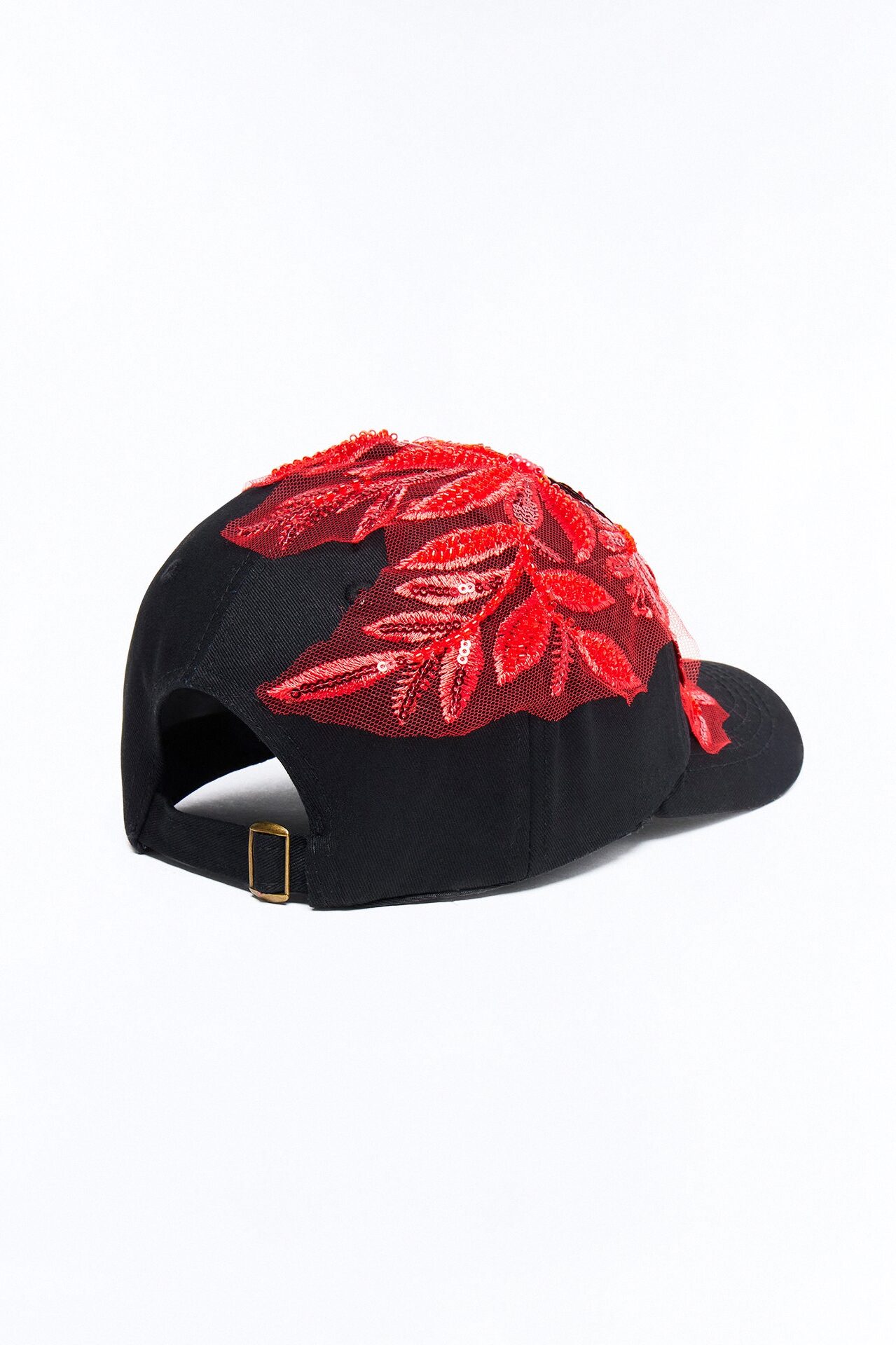 Bright Side Baseball Hat - Black/Red