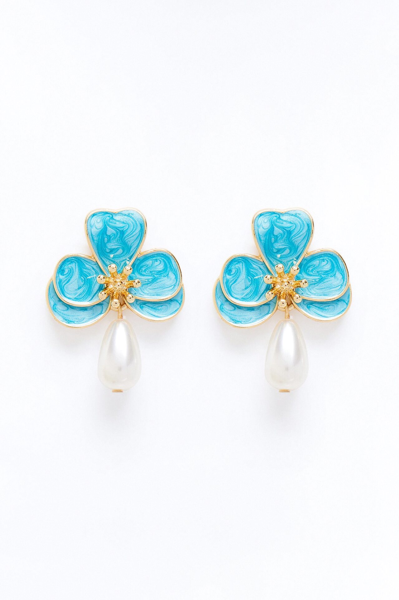 Pearlita Earrings - Blue
