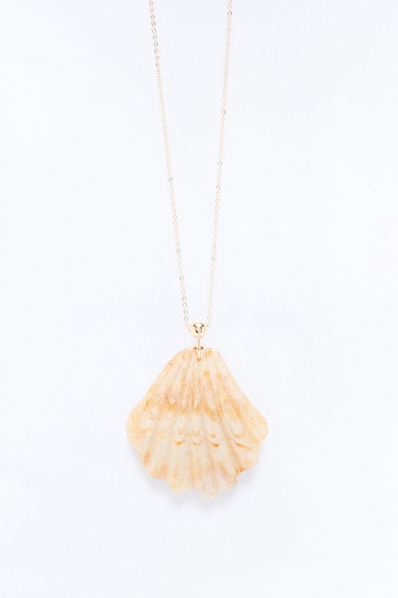 Ocean Soul Seashell Necklace - Ivory/combo