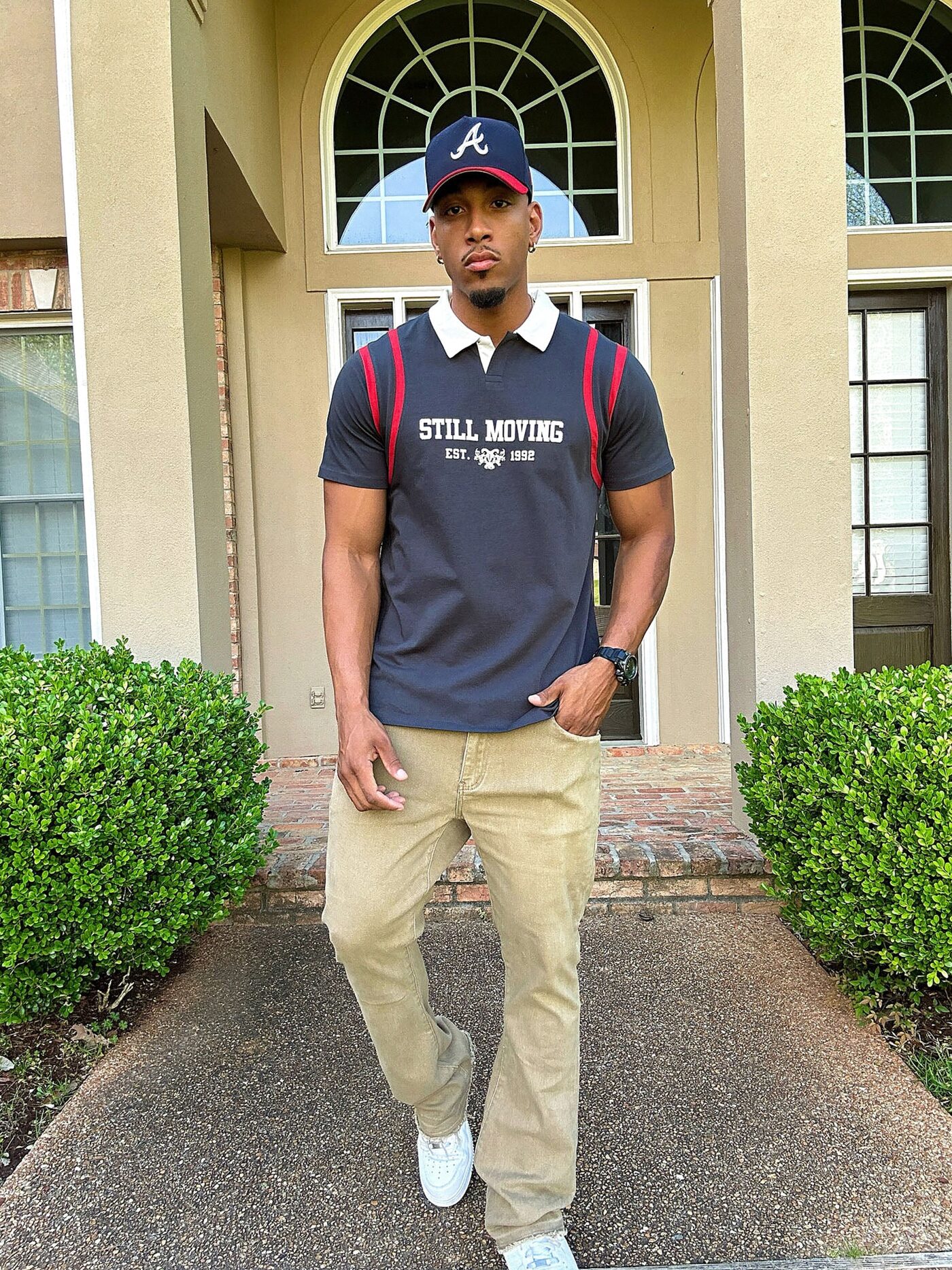 Relaxed Still Moving Polo - Black