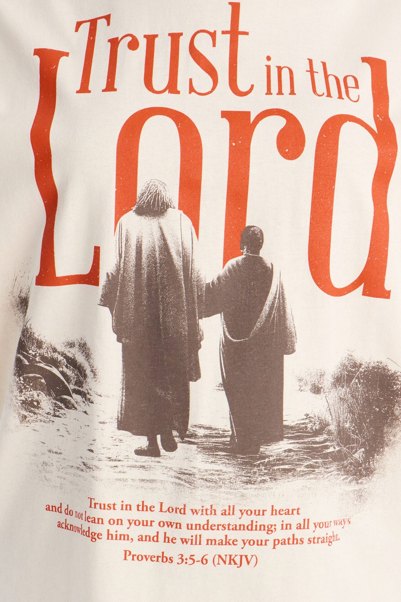 Trust In The Lord Tee - Off White