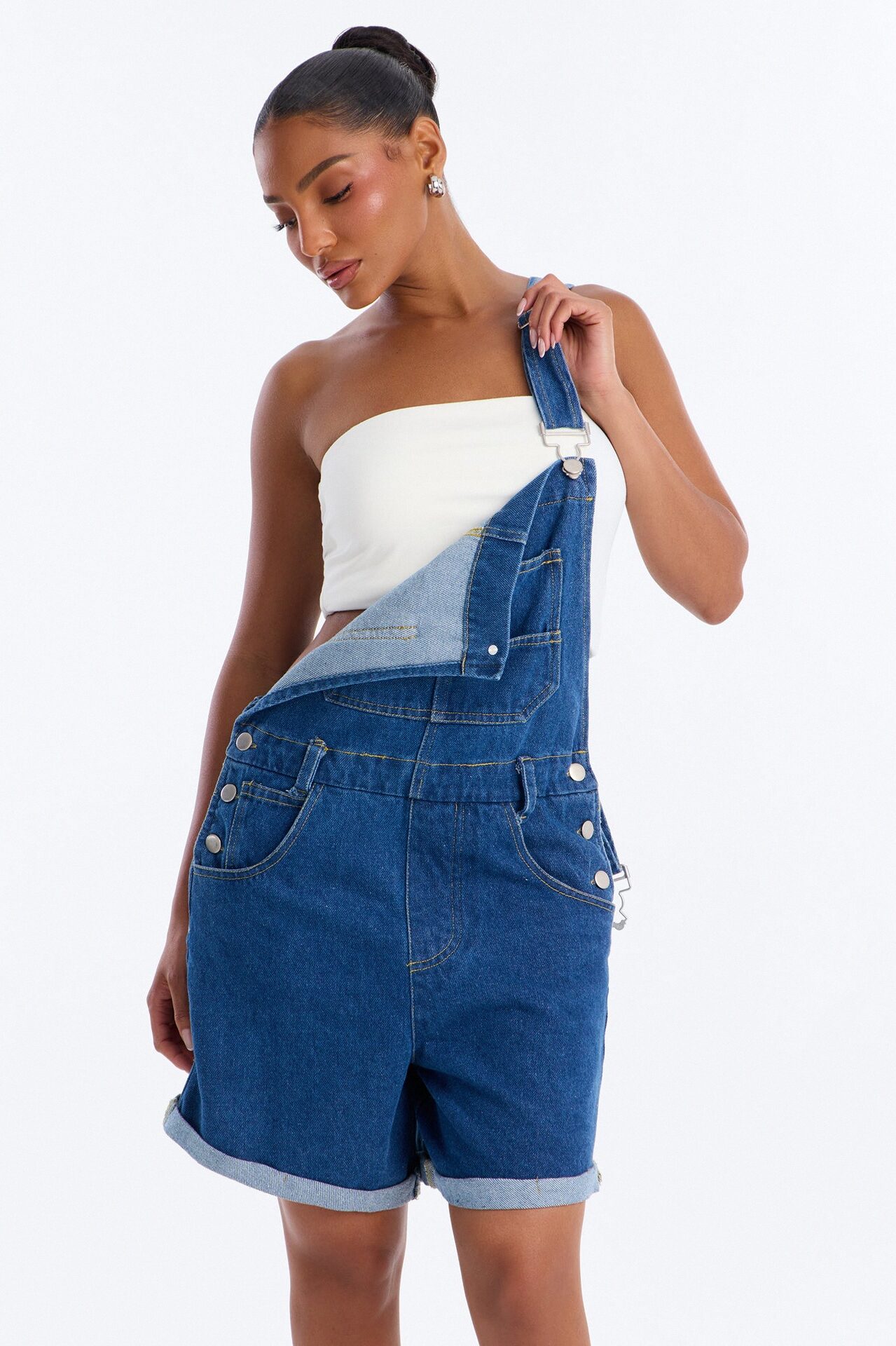 Carolina Denim Short Overall - Indigo