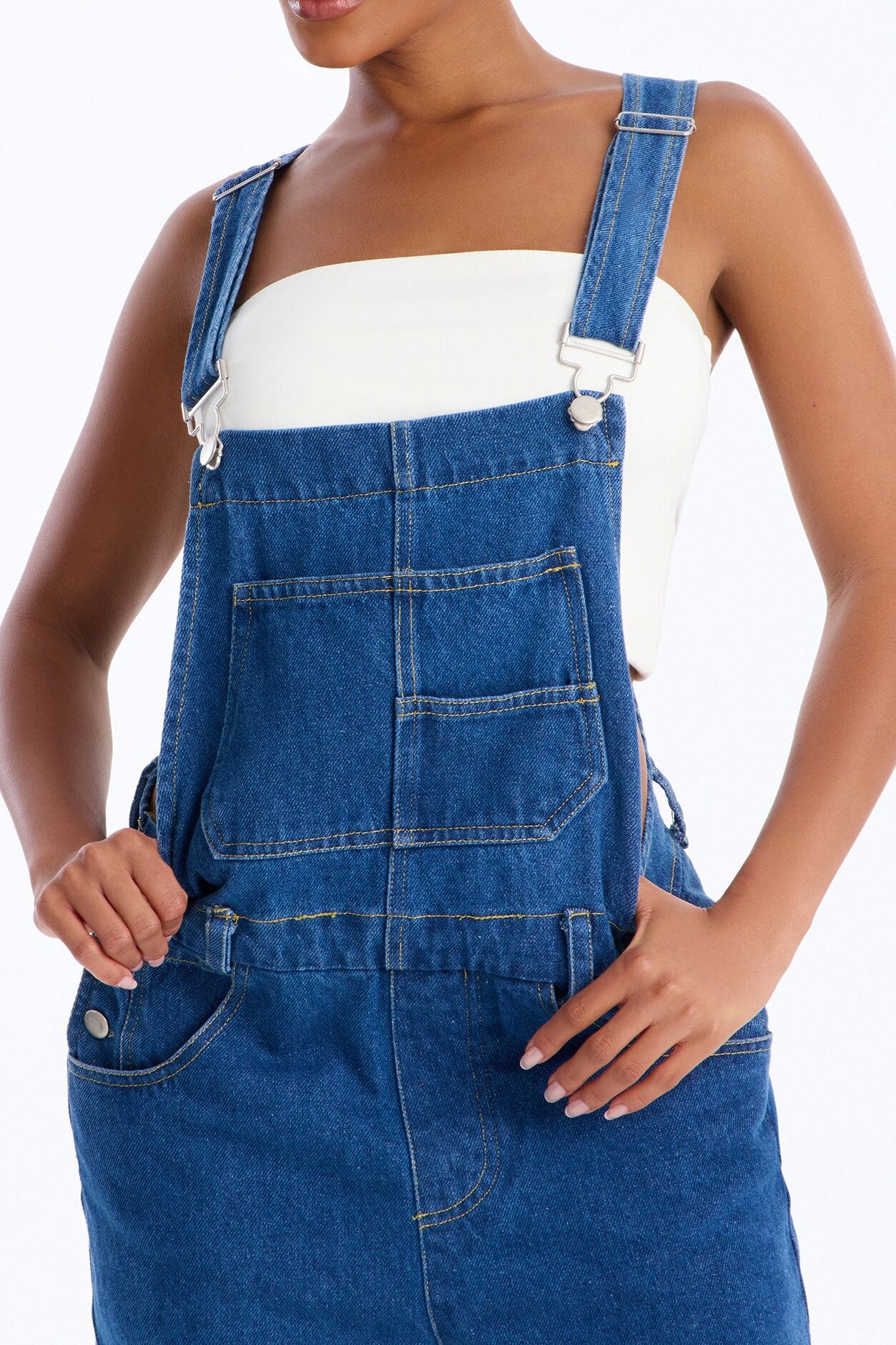 Carolina Denim Short Overall - Indigo