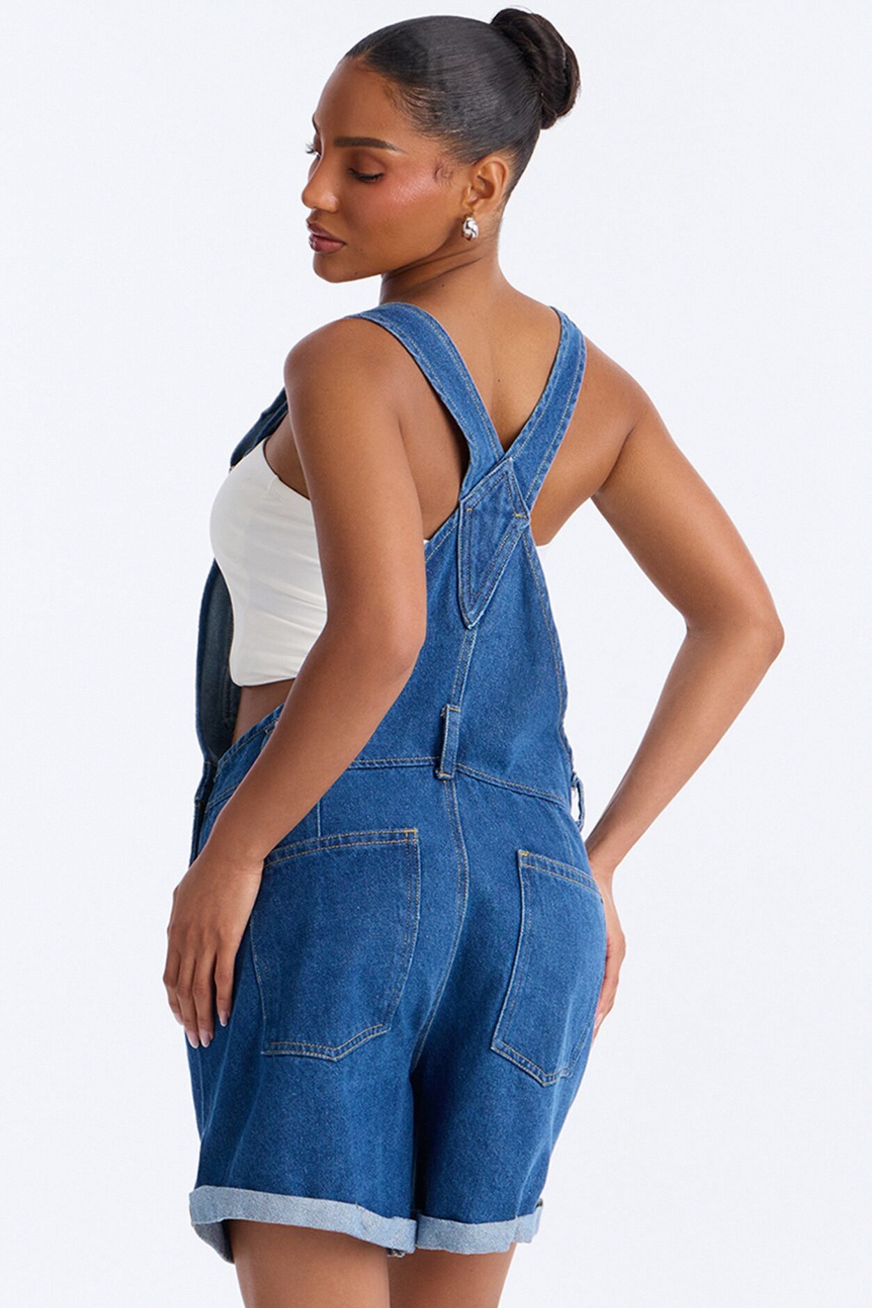 Carolina Denim Short Overall - Indigo