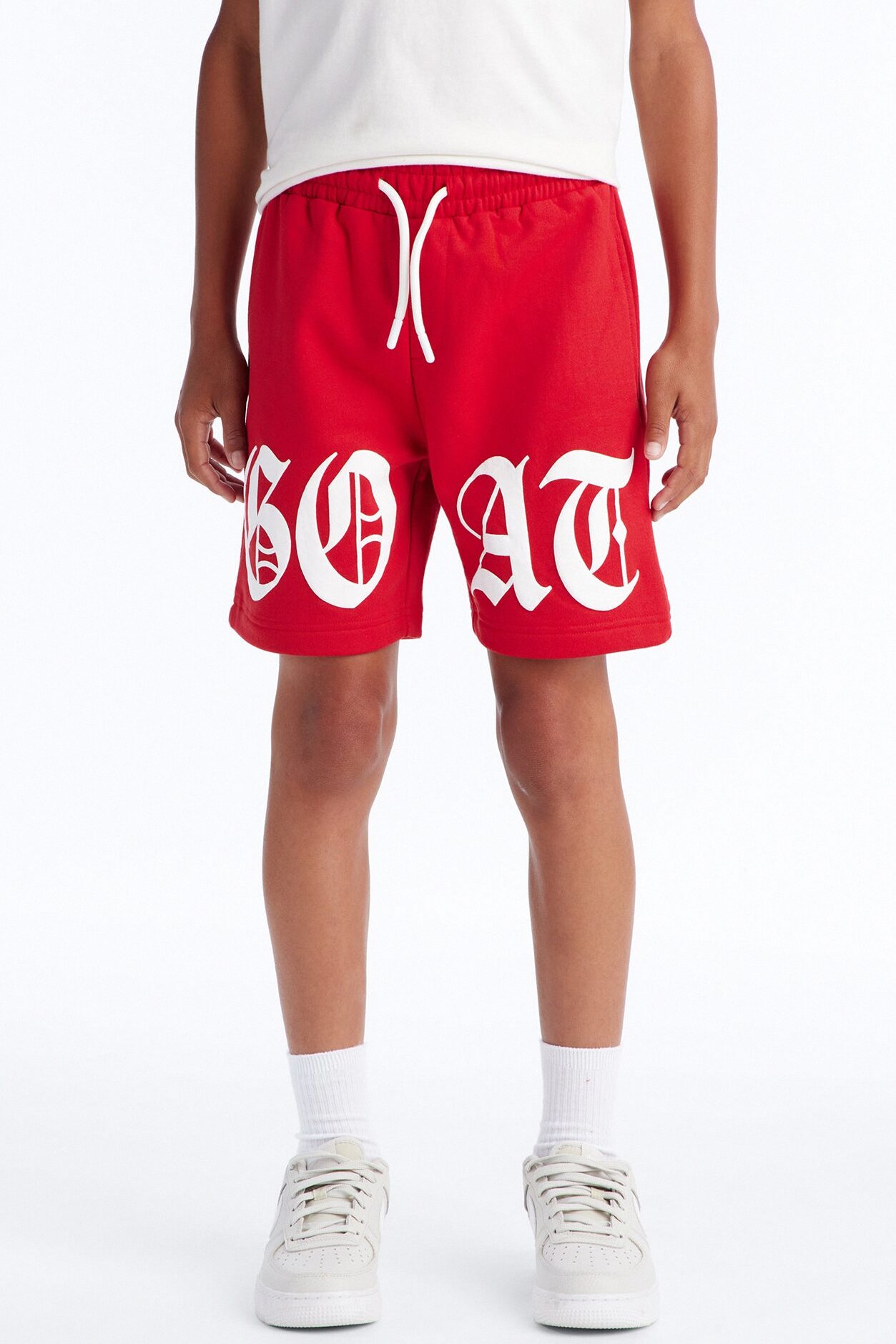 Mini GOAT Things Shorts - Red