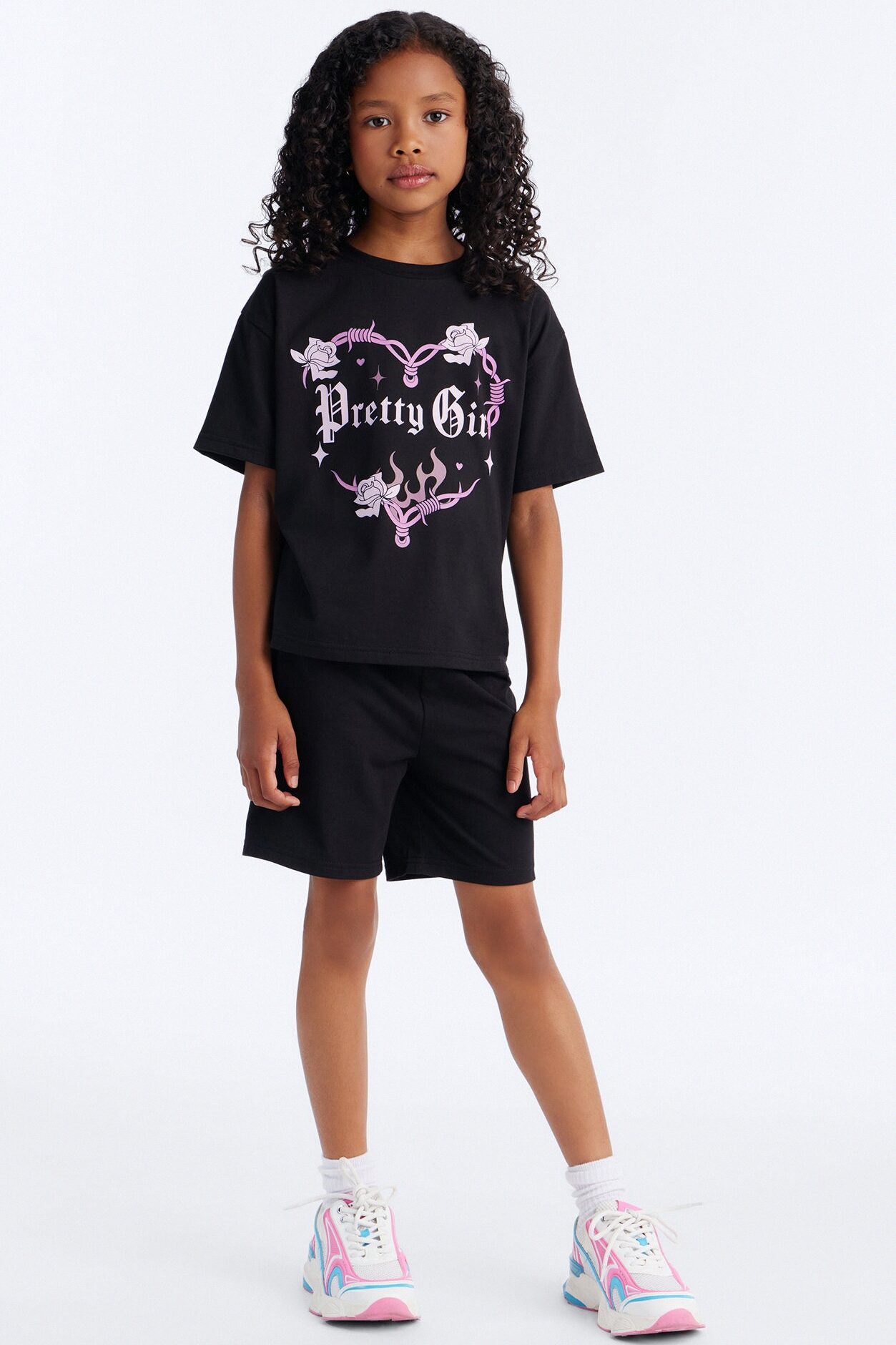 Mini Pretty Girl Life Short Set - Black