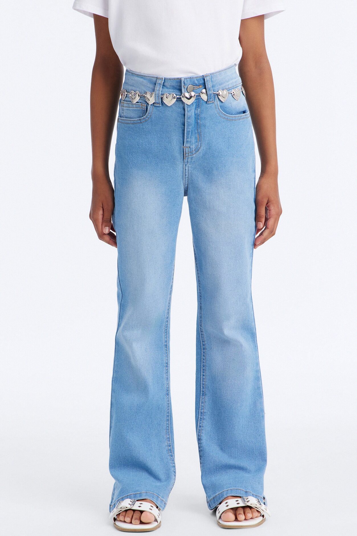 Mini All About It Bootcut Jeans - Light Wash