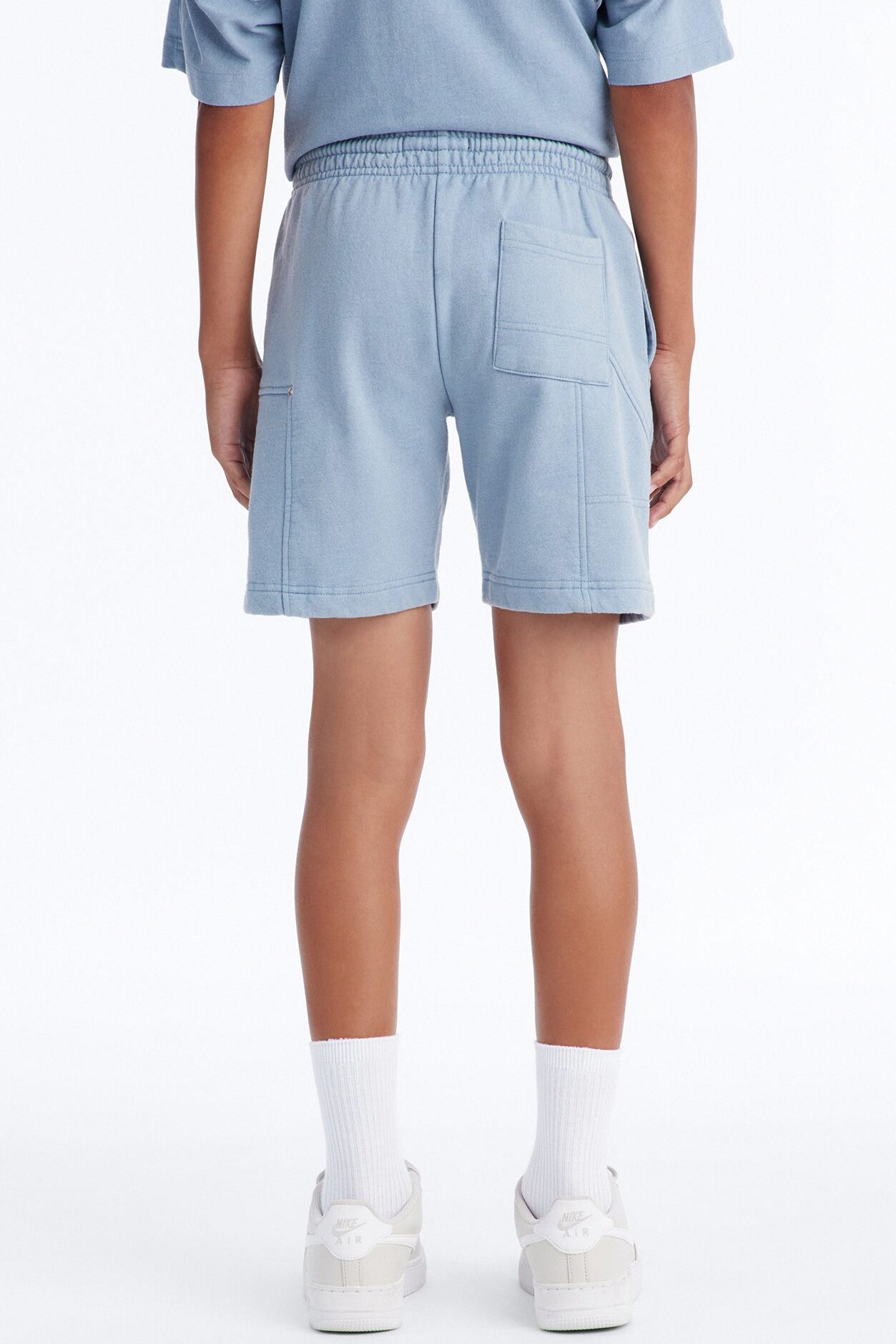 Mini Still A Saint Shorts - Light Blue