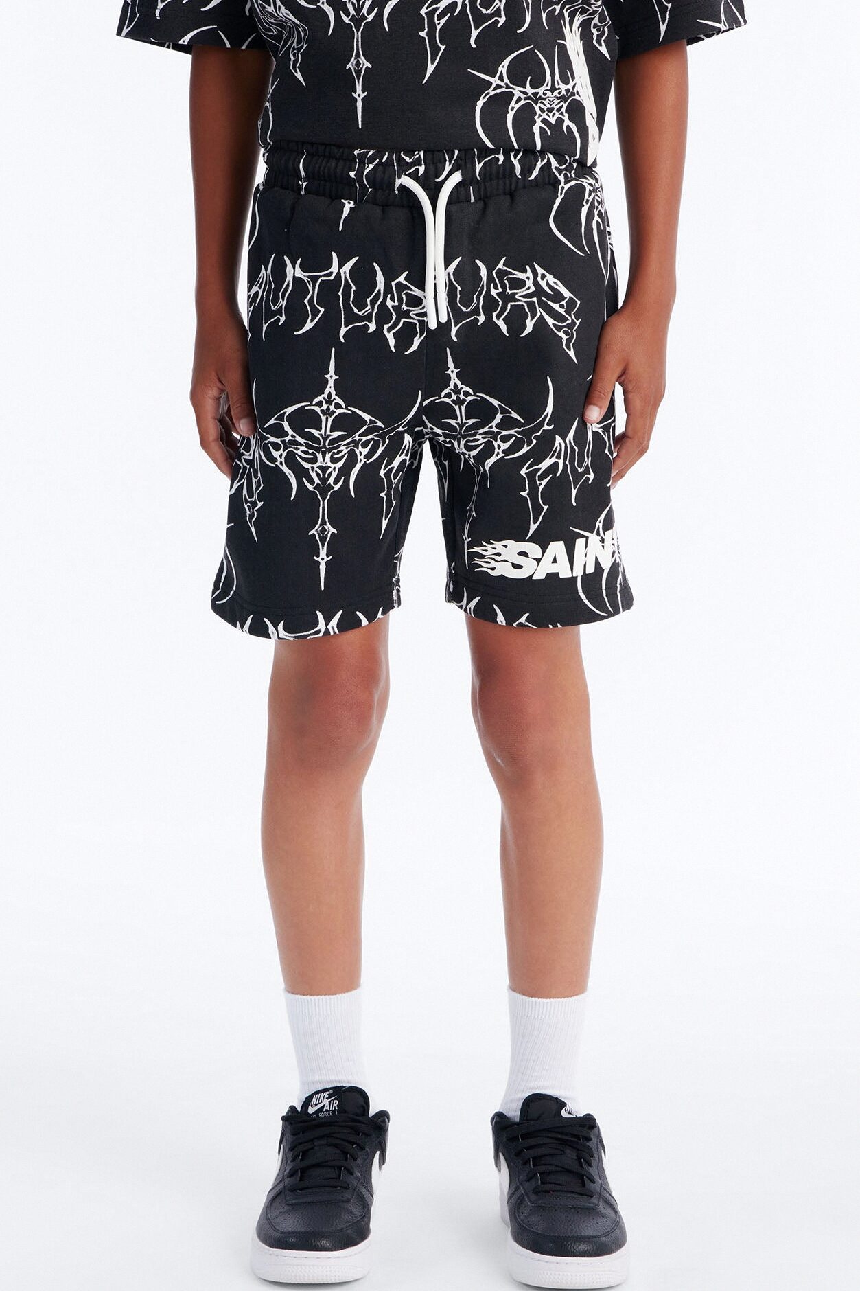 Mini Future Saint Shorts - Black